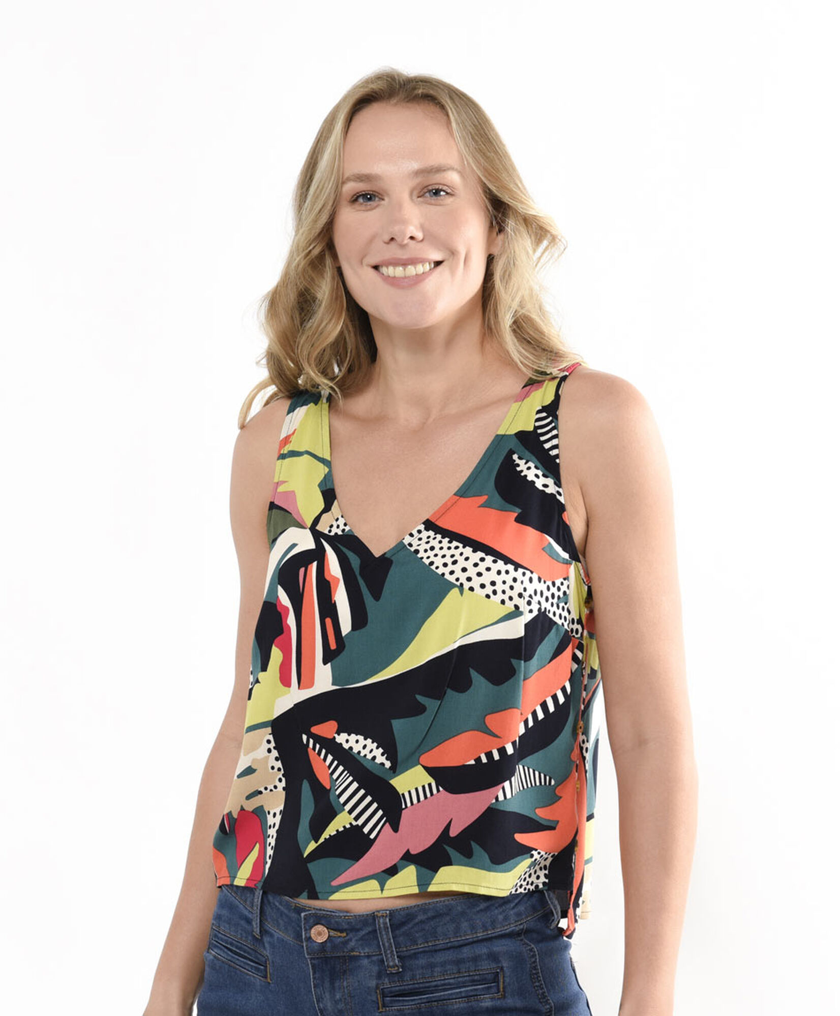 Blusa mujer top tropico Blusa mujer top tropico