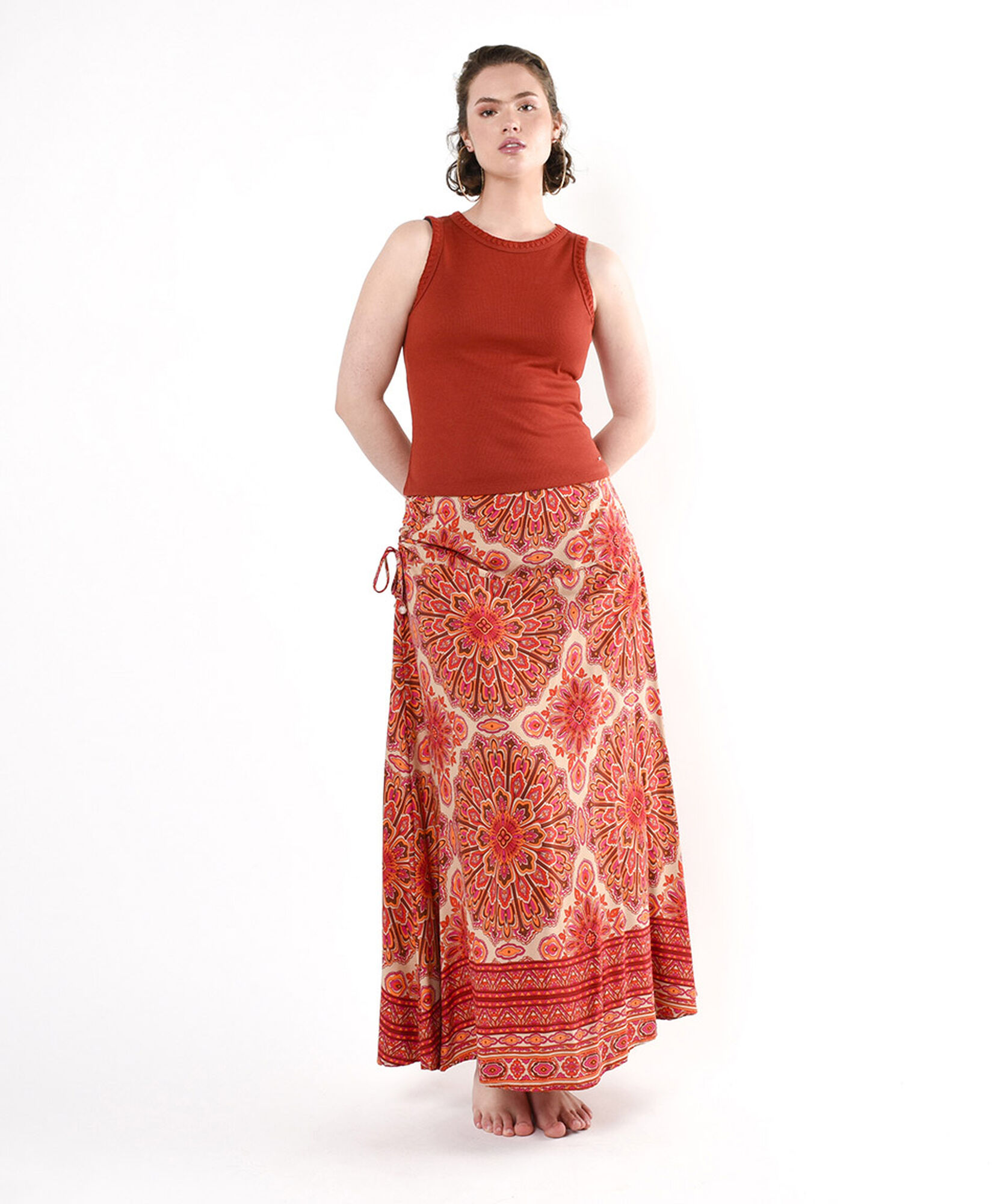 Falda mujer estampado mandalas Falda mujer estampado mandalas