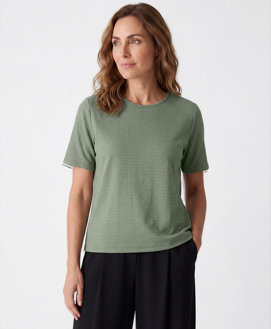 Polera mujer textura