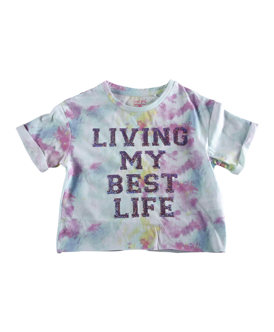 Polera lentejuela reversible