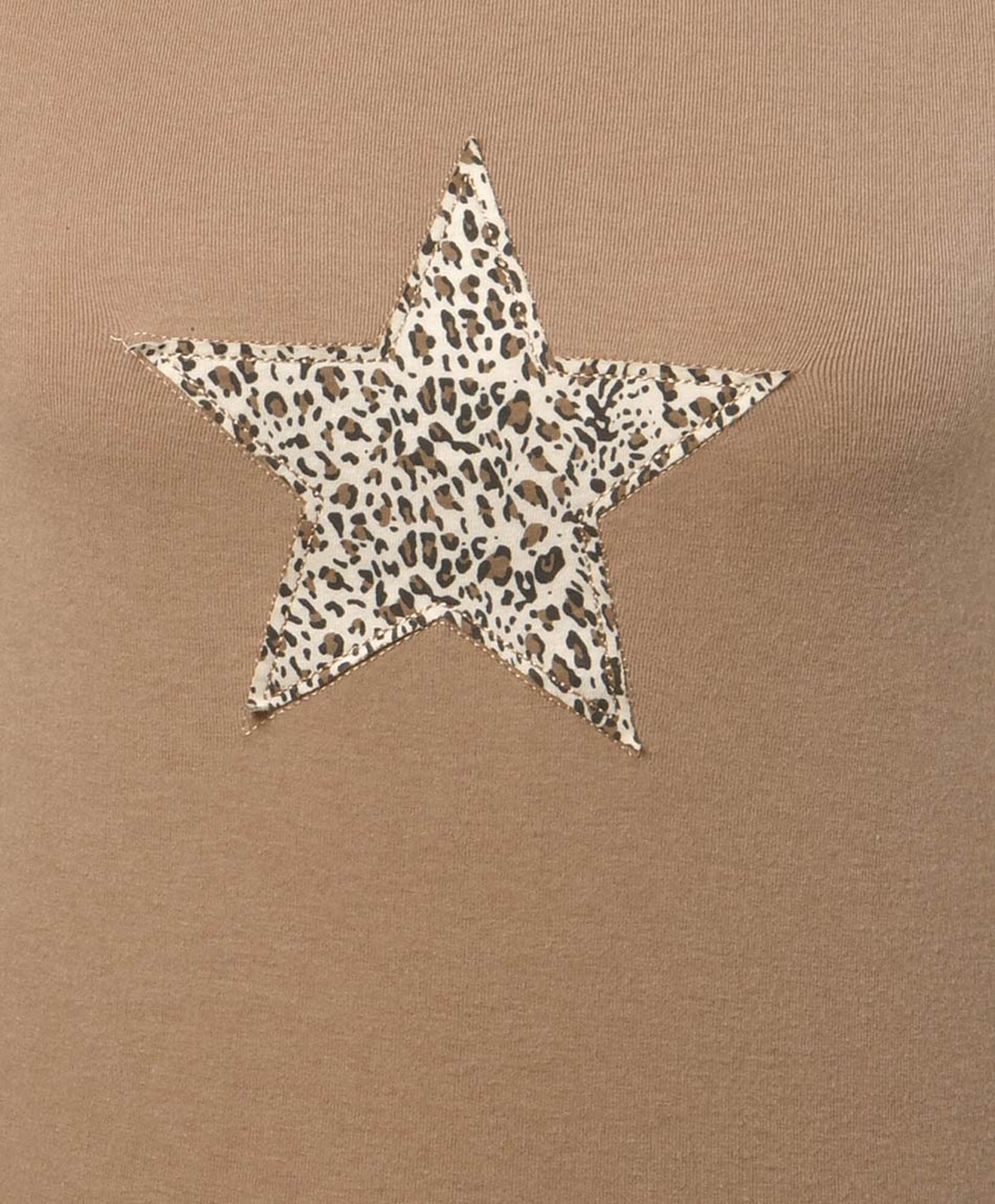 Polera mujer estrella animal print Polera mujer estrella animal print