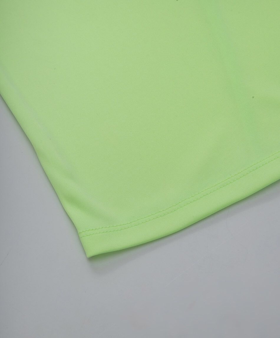 Polera deportiva mujer ondas verde