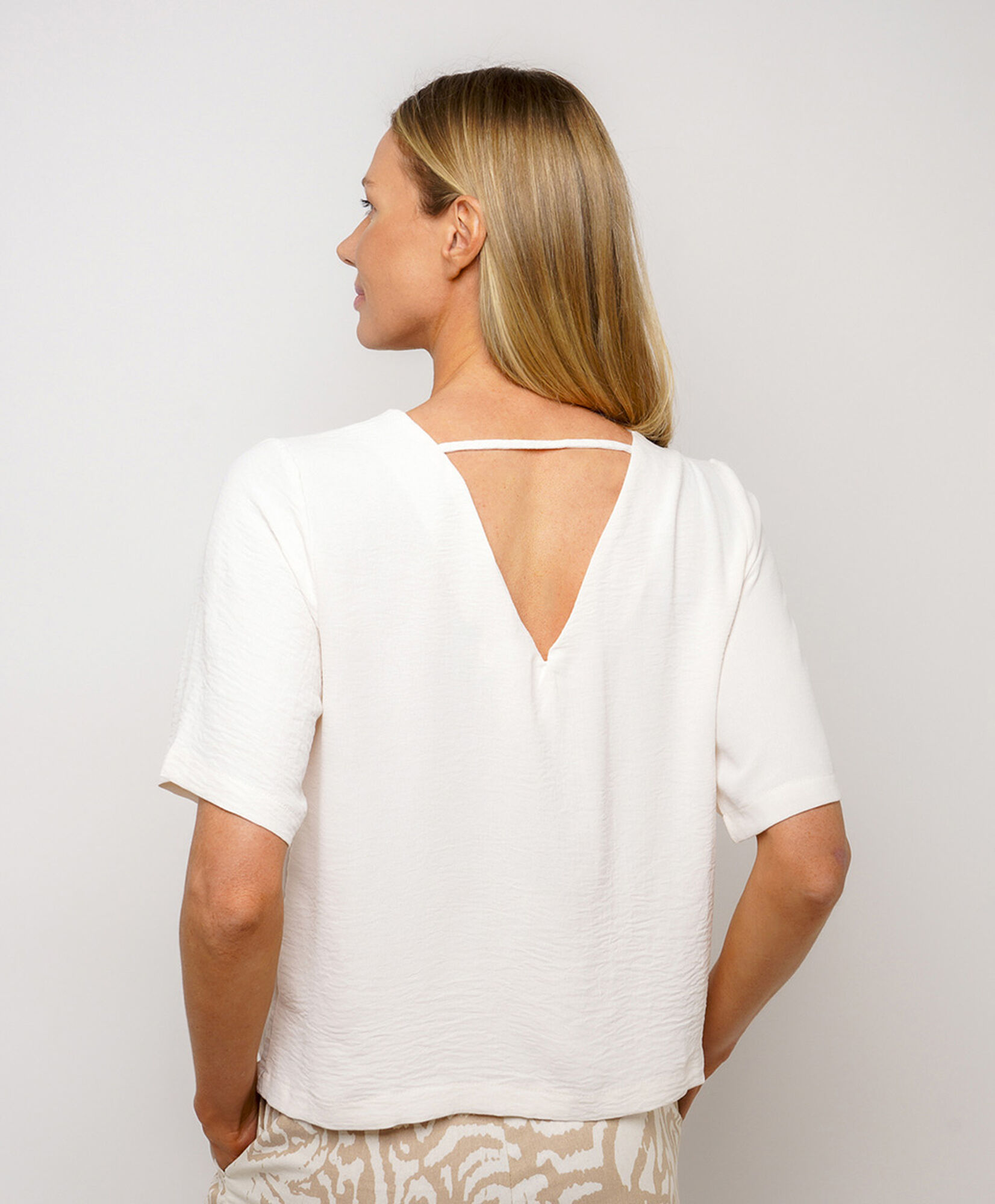 Blusa mujer cuello v Blusa mujer cuello v