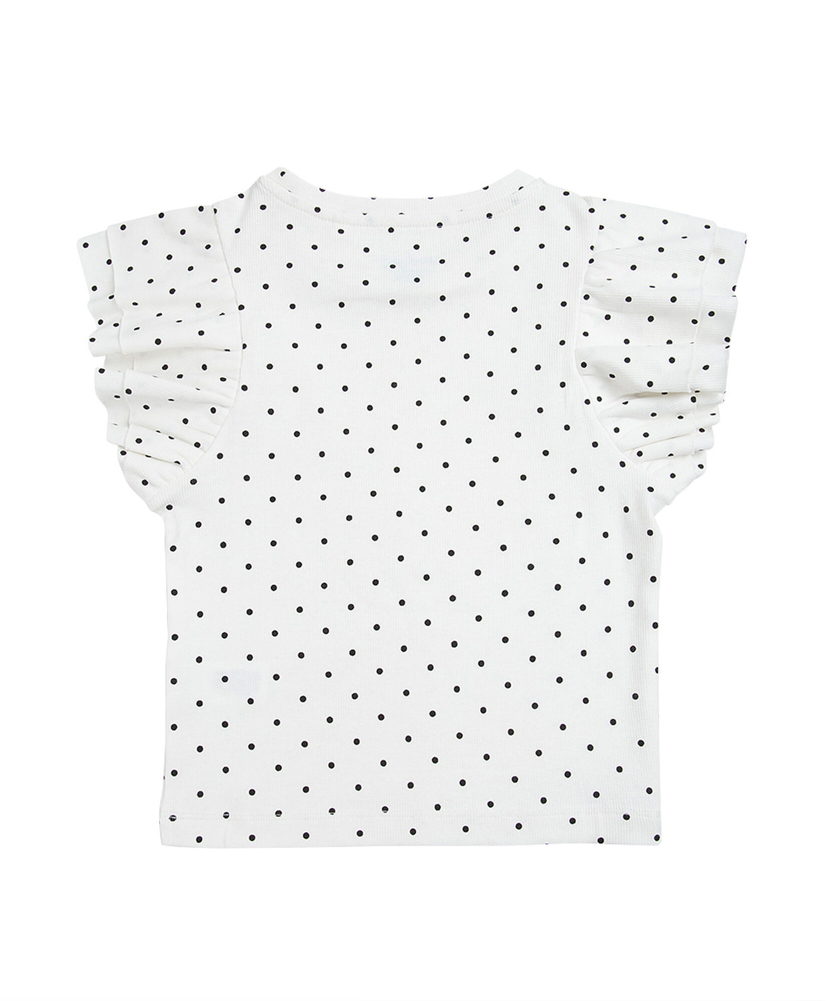 Polera niña acanalada puntos Polera niña acanalada puntos