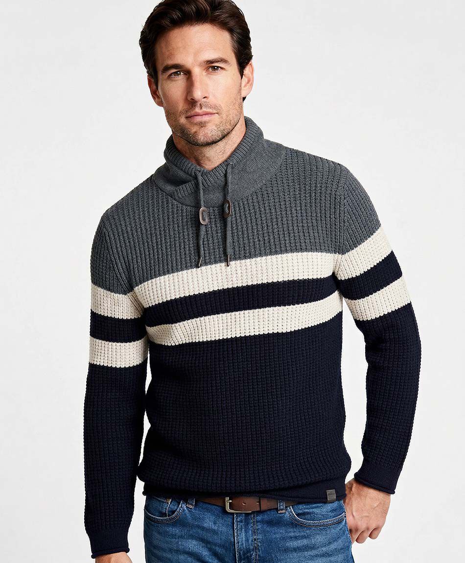 Sweater hombre smock navy