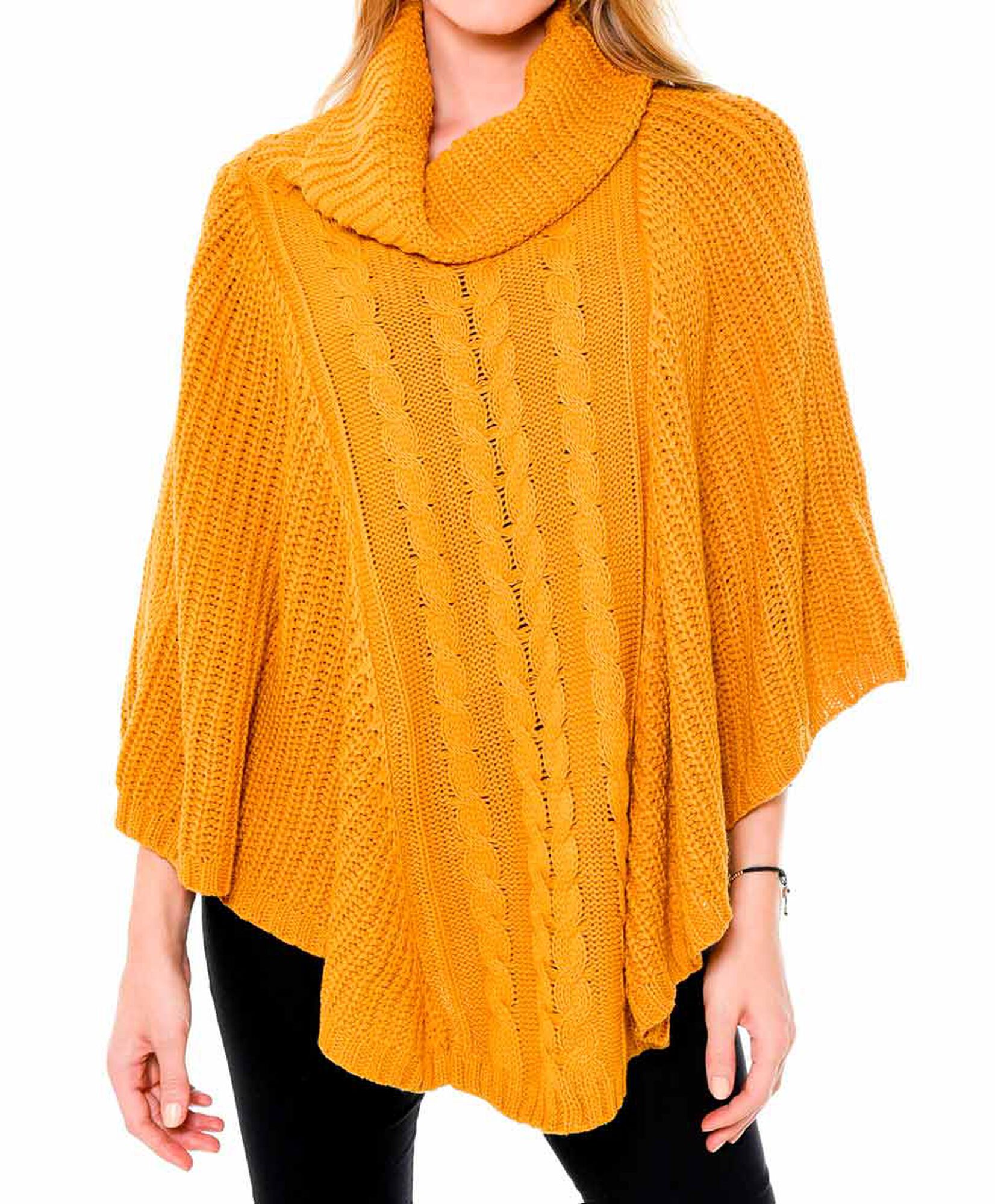 Poncho trenza frontal Poncho trenza frontal
