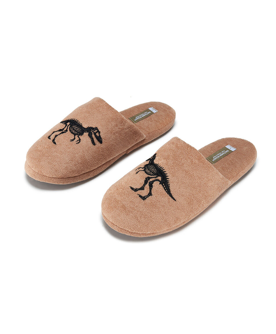Pantufla hombre dinosaurios