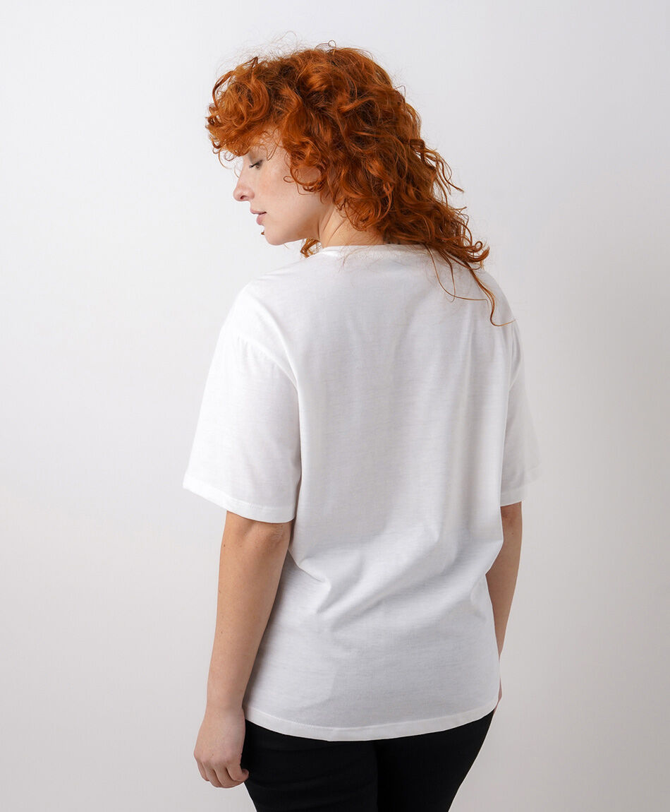 Polera mujer accesorio lateral