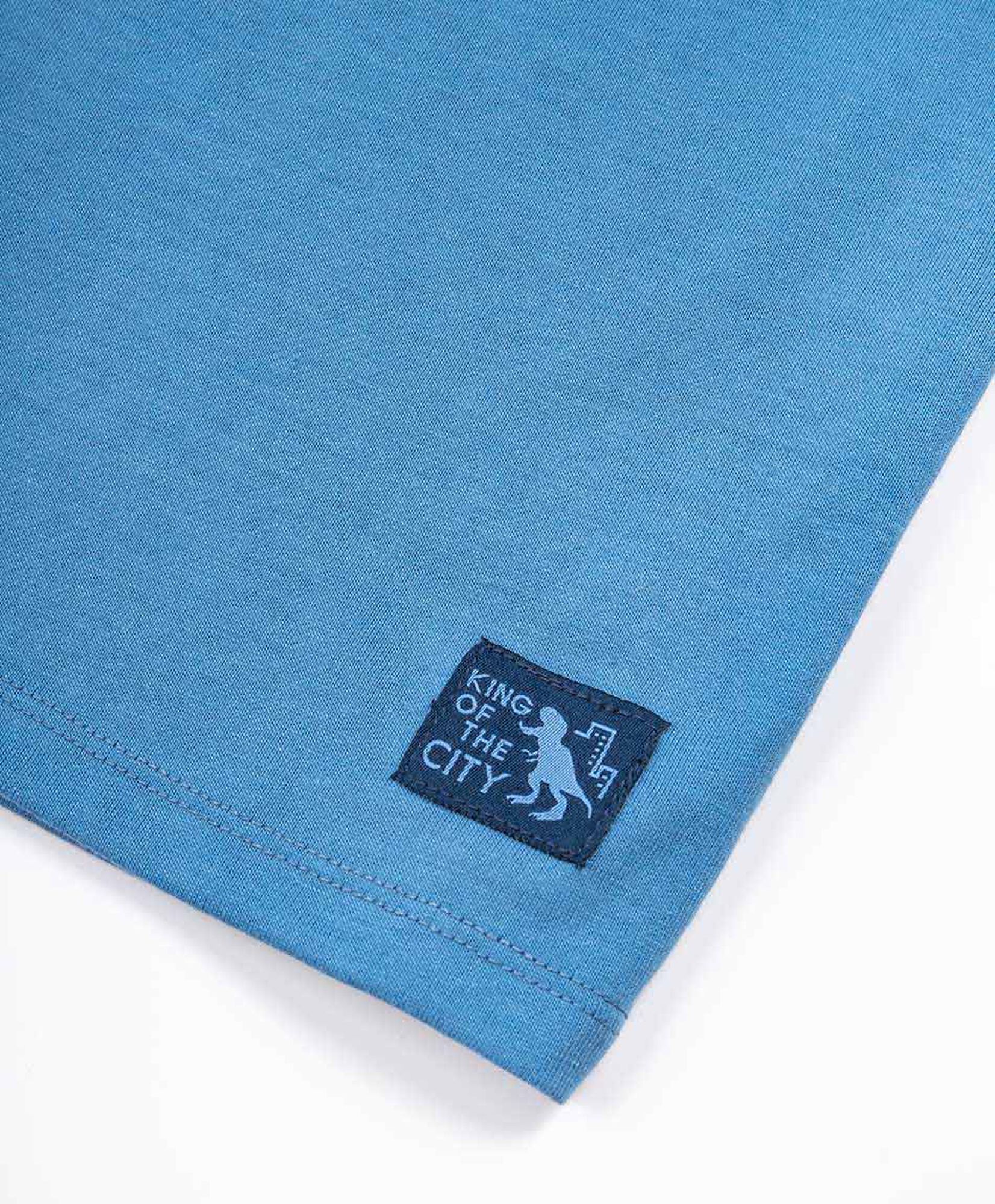 Polera bebé básica azul Polera bebé básica azul