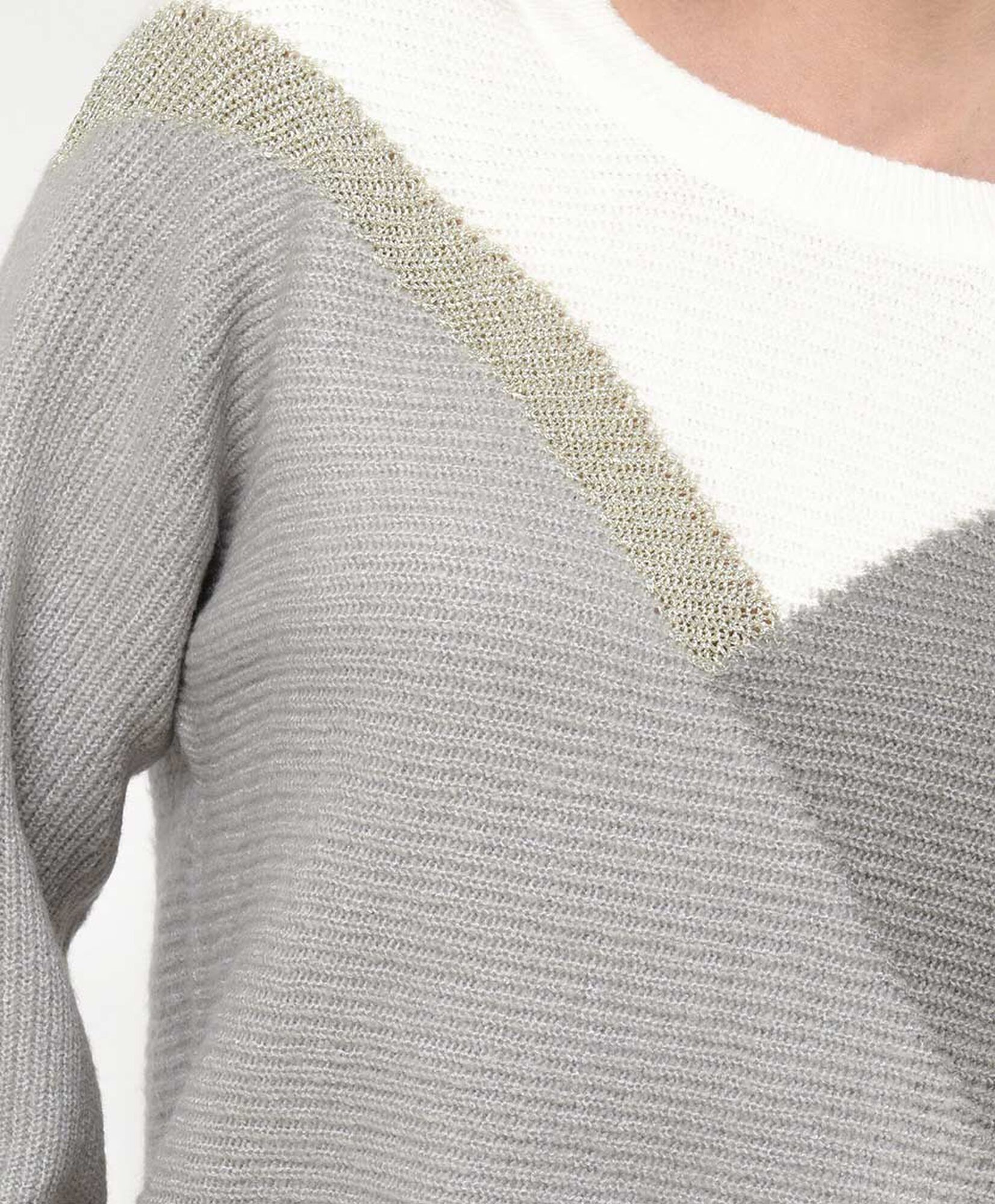 Sweater mujer geométrico lurex Sweater mujer geométrico lurex