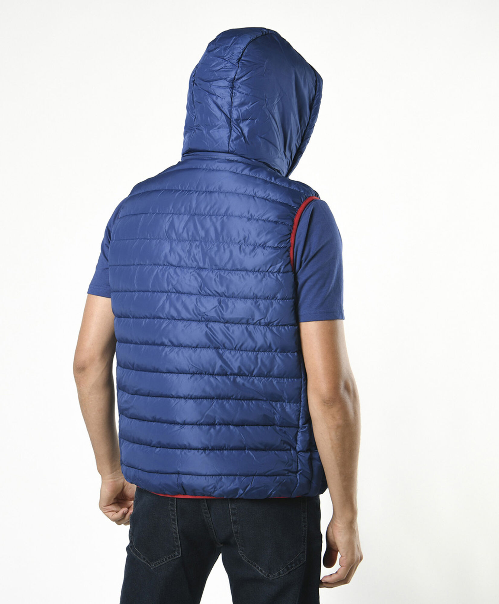 Parka hombre sin mangas bicolor Parka hombre sin mangas bicolor