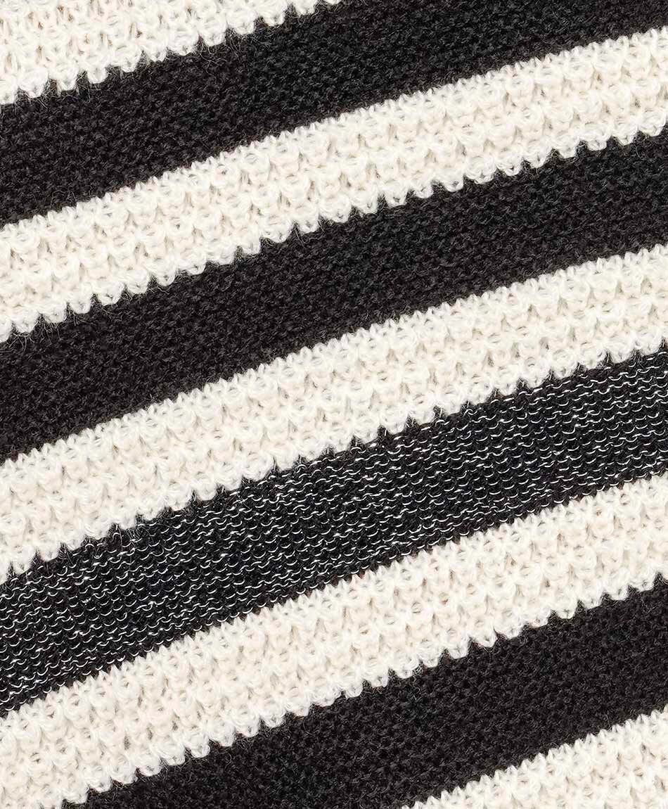 Sweater mujer dise&ntilde;o rayas metalicas