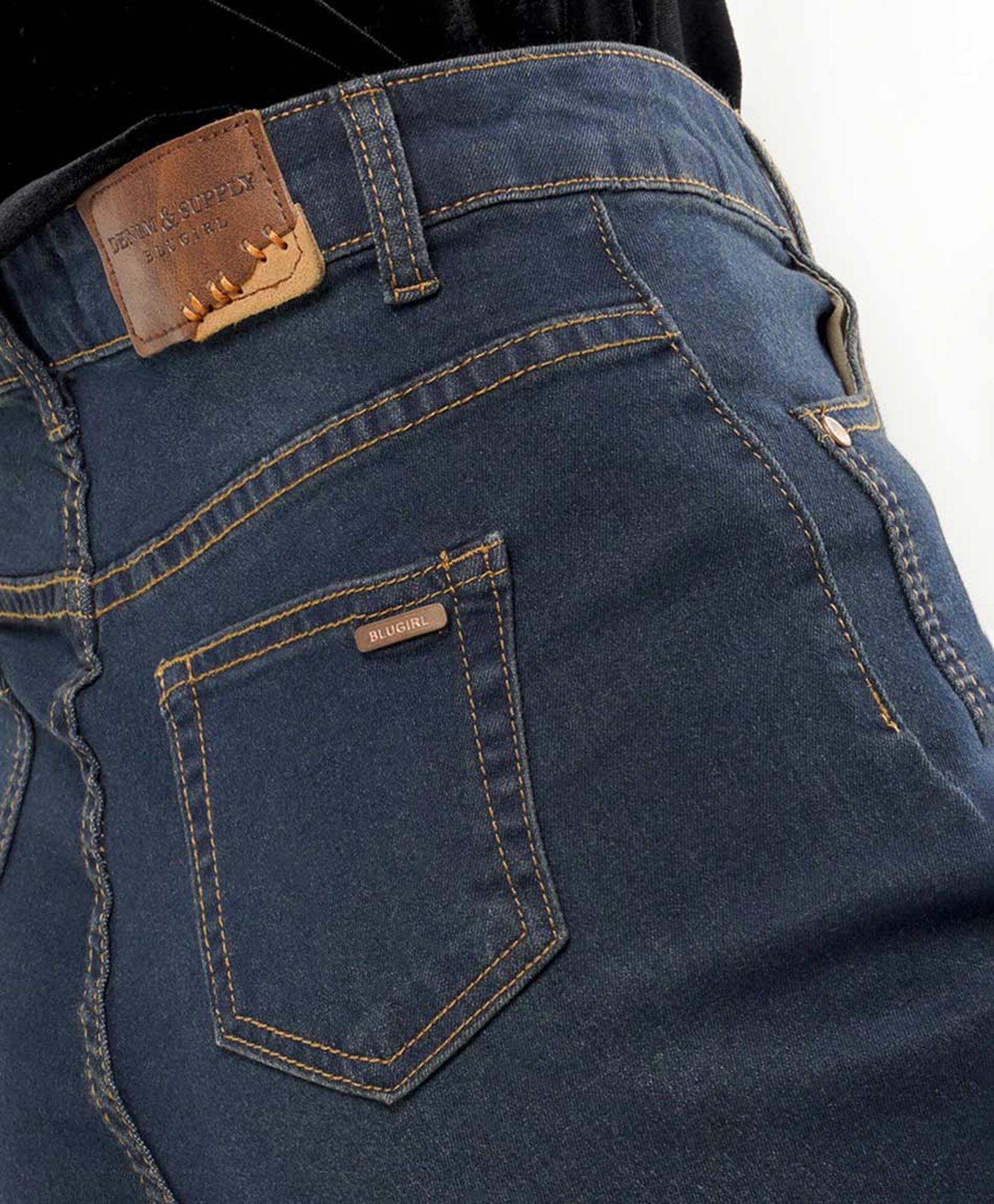 Jeans mujer corte lateral wide Jeans mujer corte lateral wide