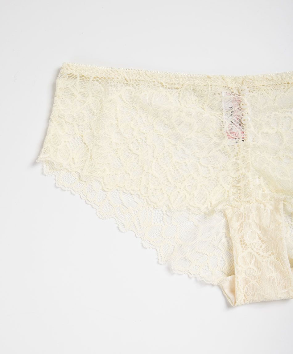 Pantaleta mujer encajes botones