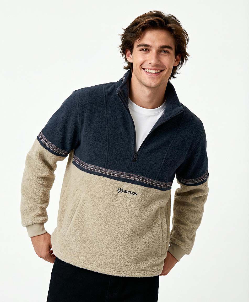 Chaqueta hombre heavy fleece