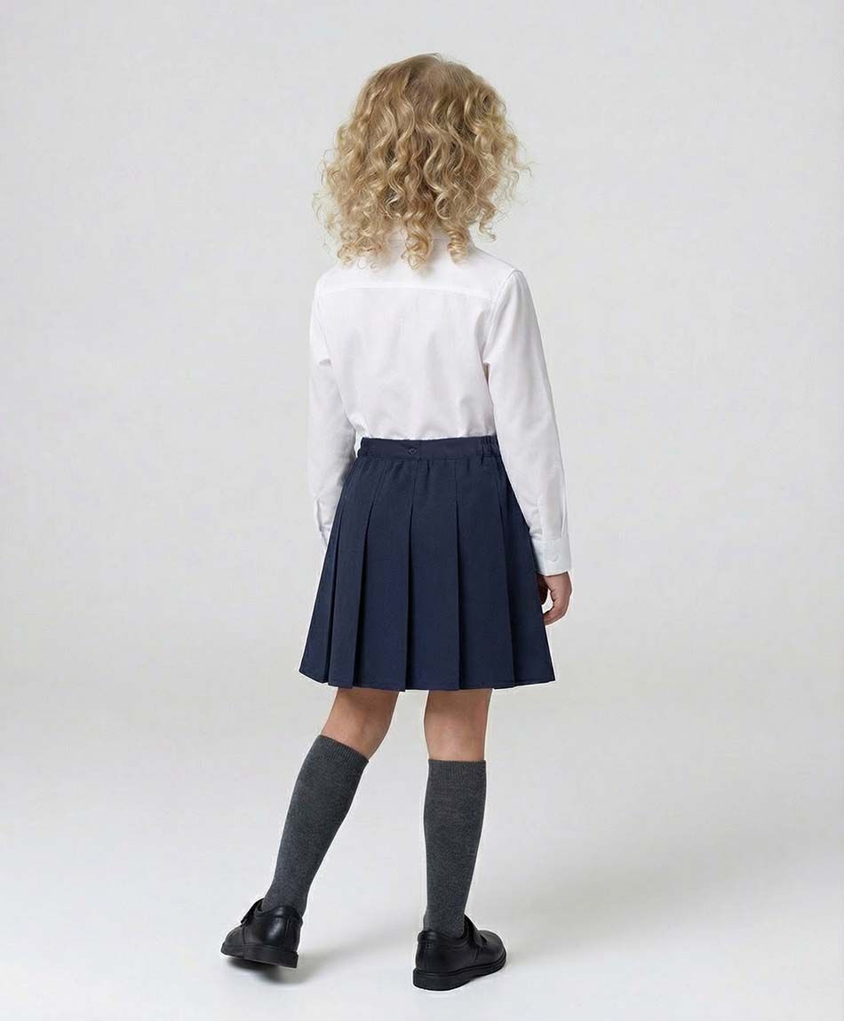 Falda escolar elasticada navy