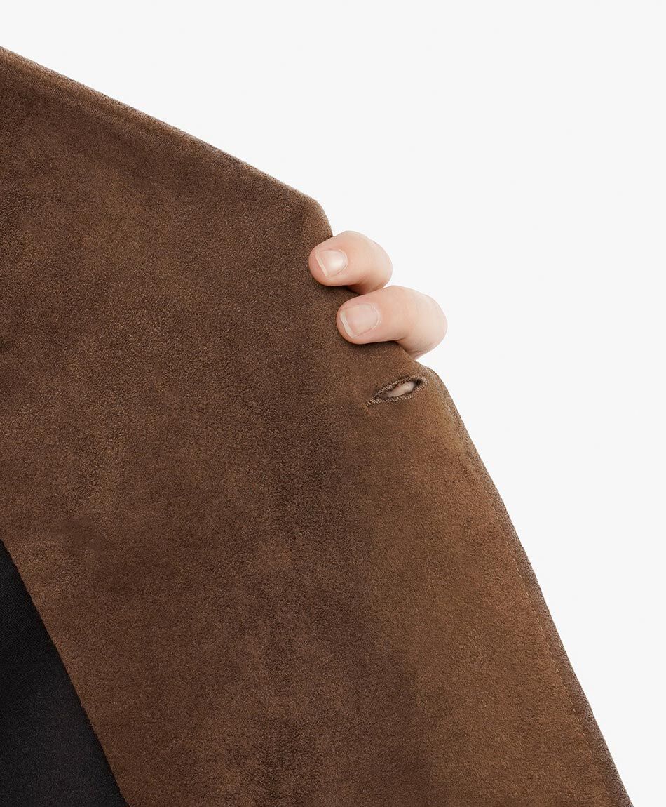 Abrigo mujer trench ante chocoate