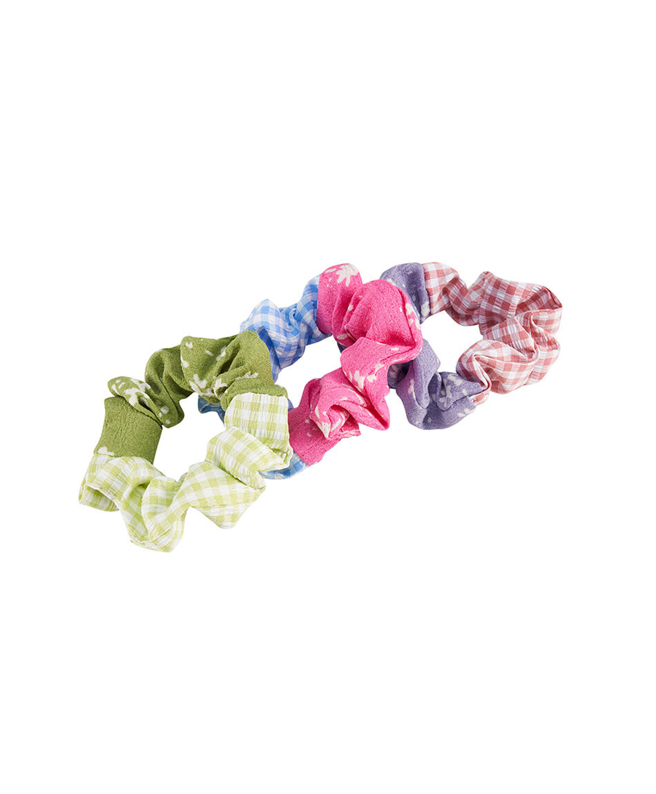 Set 3 scrunchies ni&ntilde;a