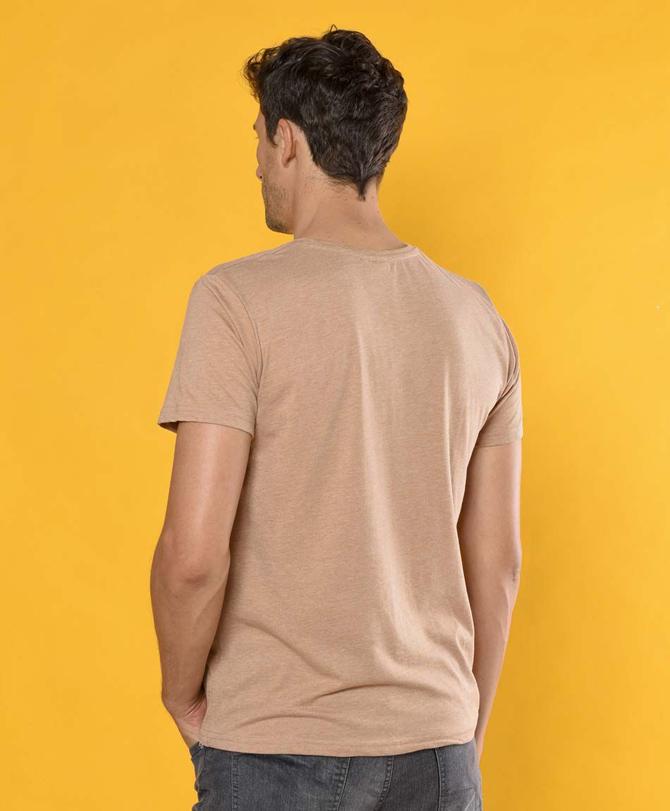 Polera manga corta cuello redondo