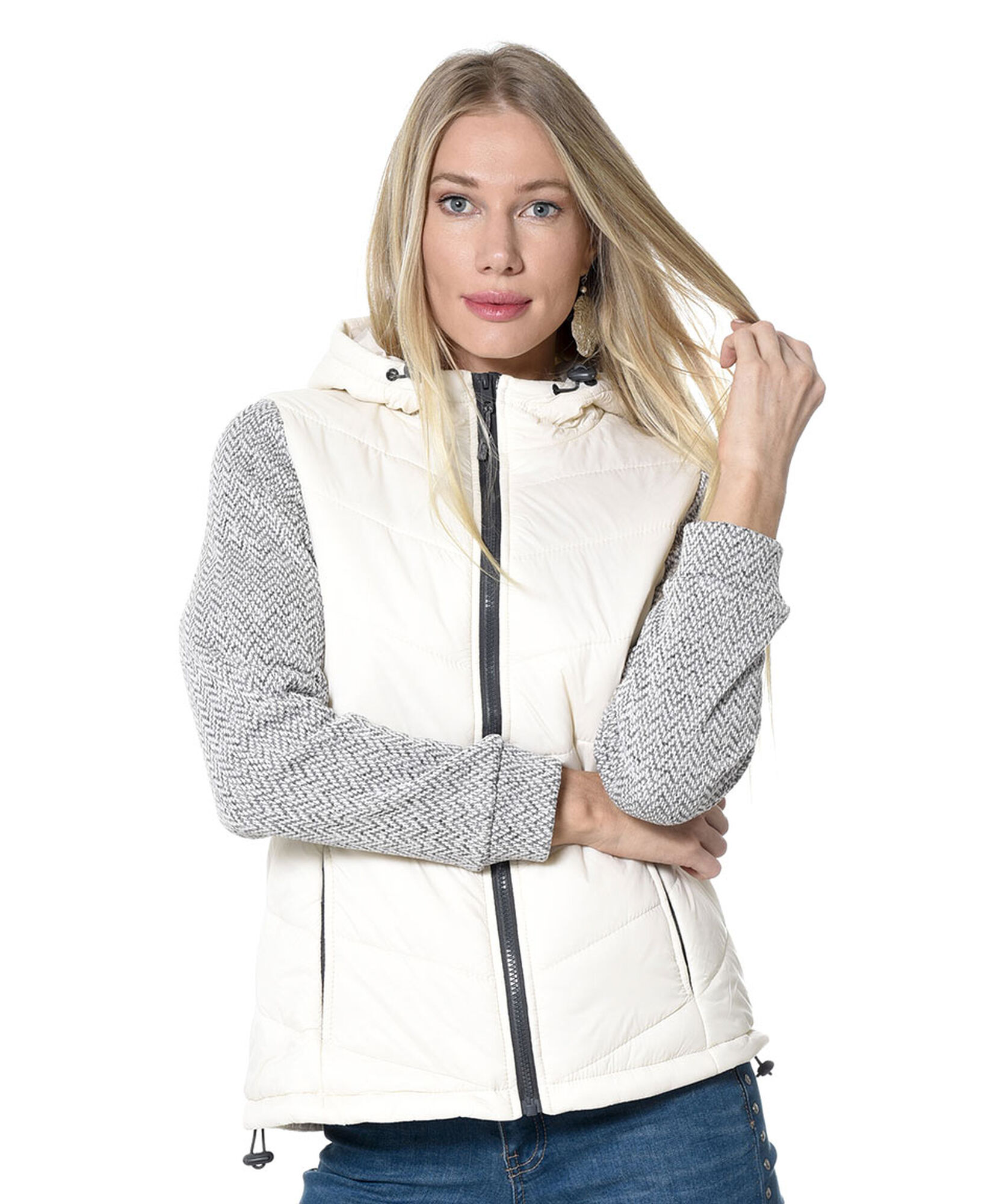 Parka mixta white Parka mixta white