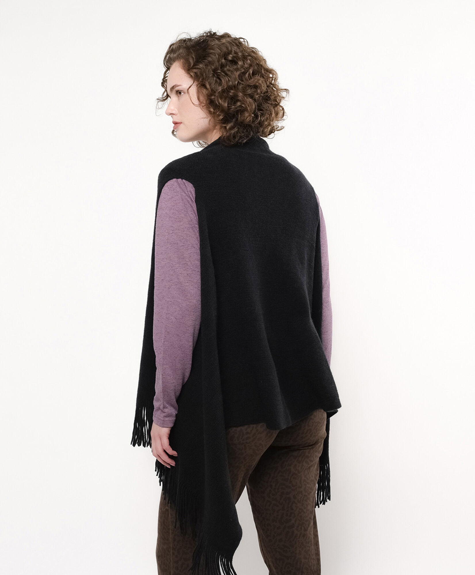 Poncho mujer sin mangas Poncho mujer sin mangas