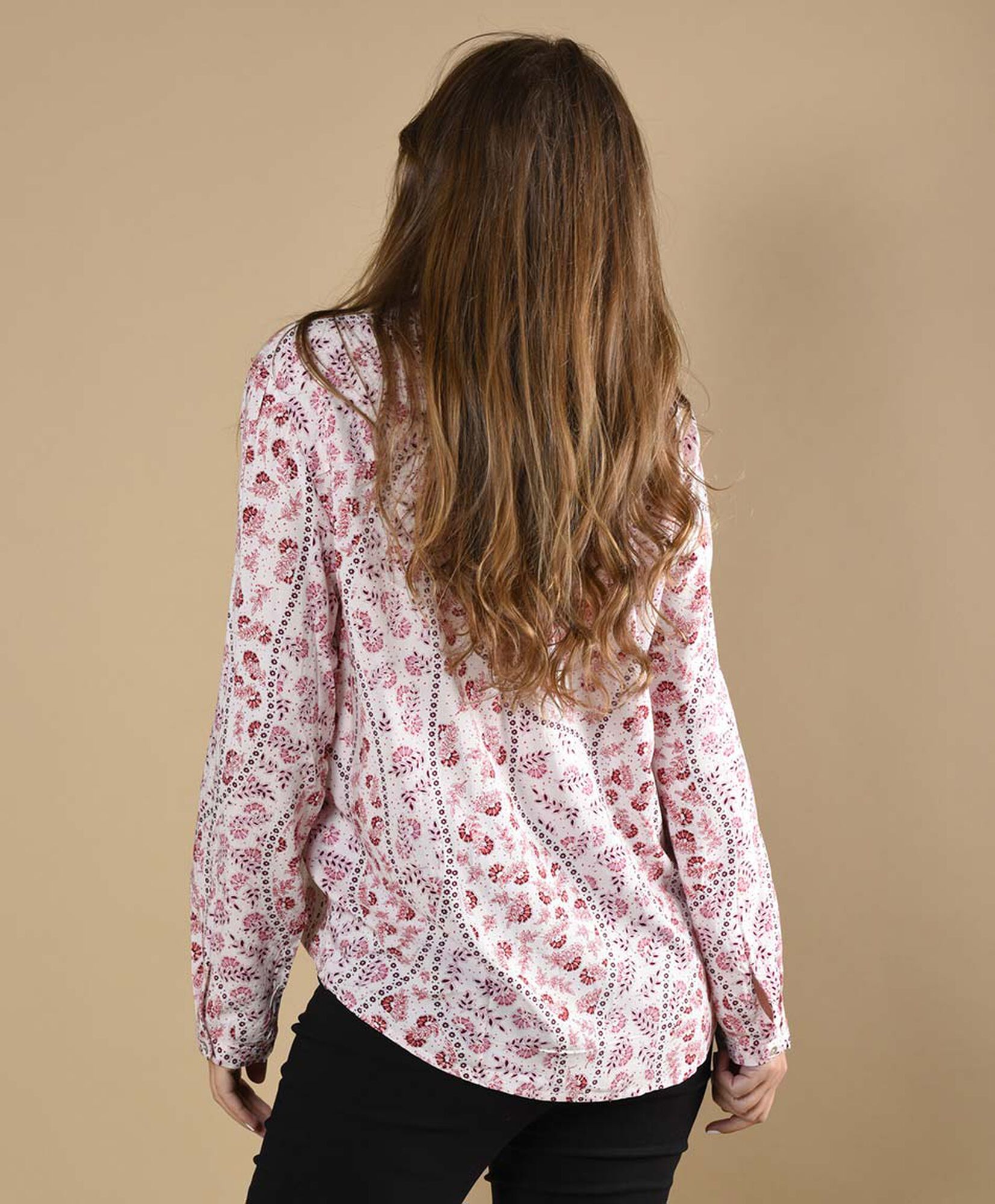 Blusa camisero manga larga Blusa camisero manga larga