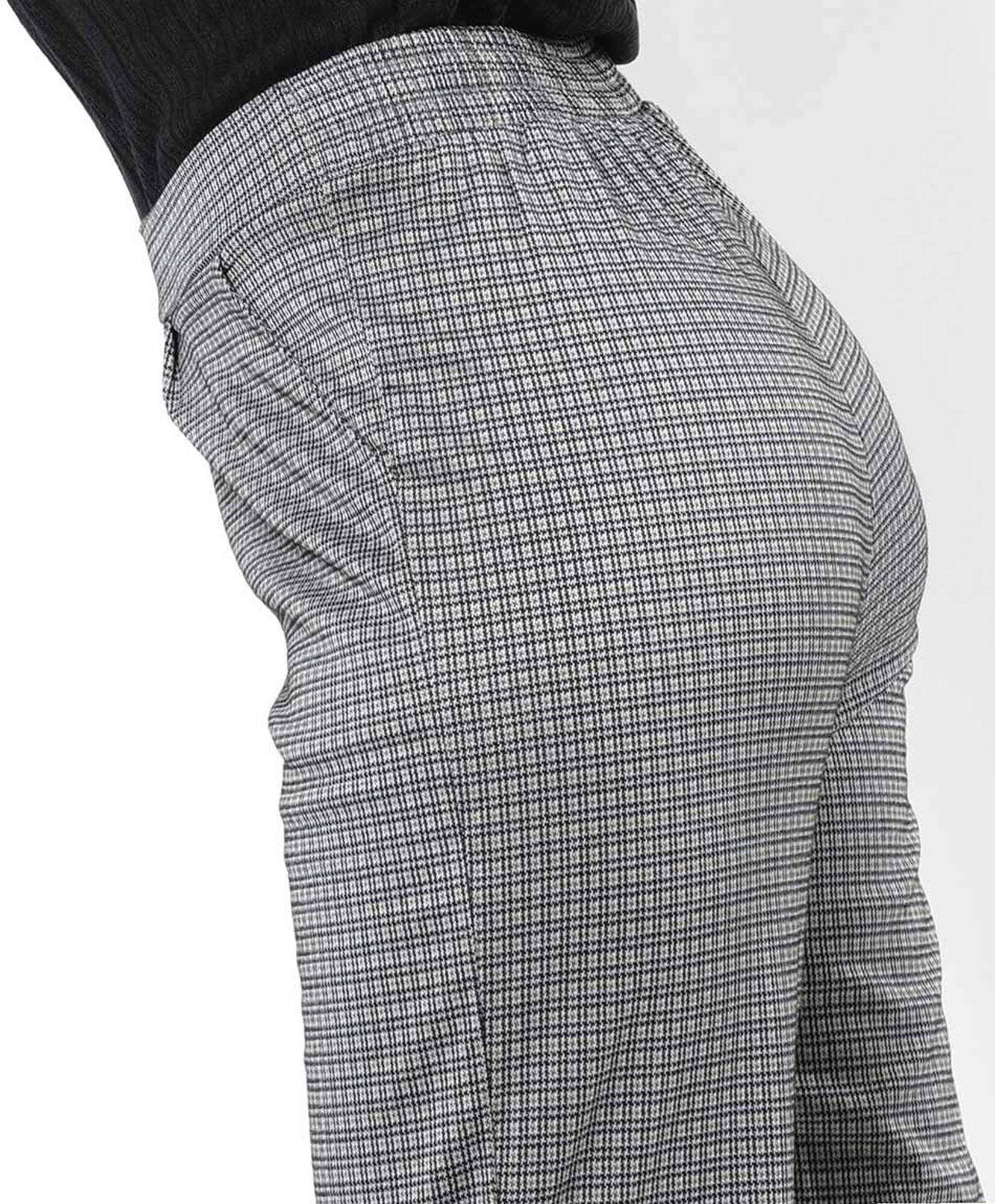 Pantalón mujer pinzas cuadrille skinny fit Pantalón mujer pinzas cuadrille skinny fit