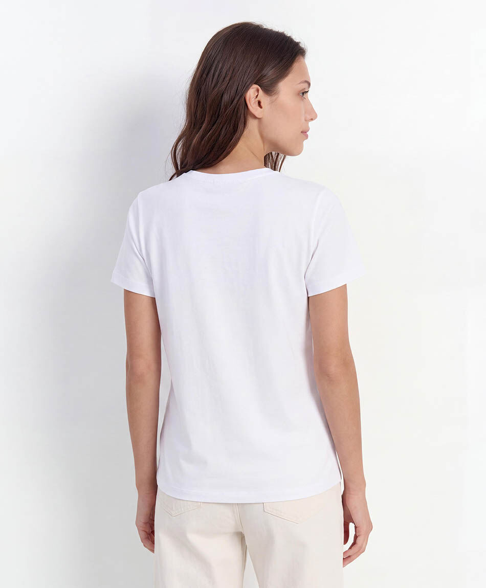 Polera mujer cuadros animal print