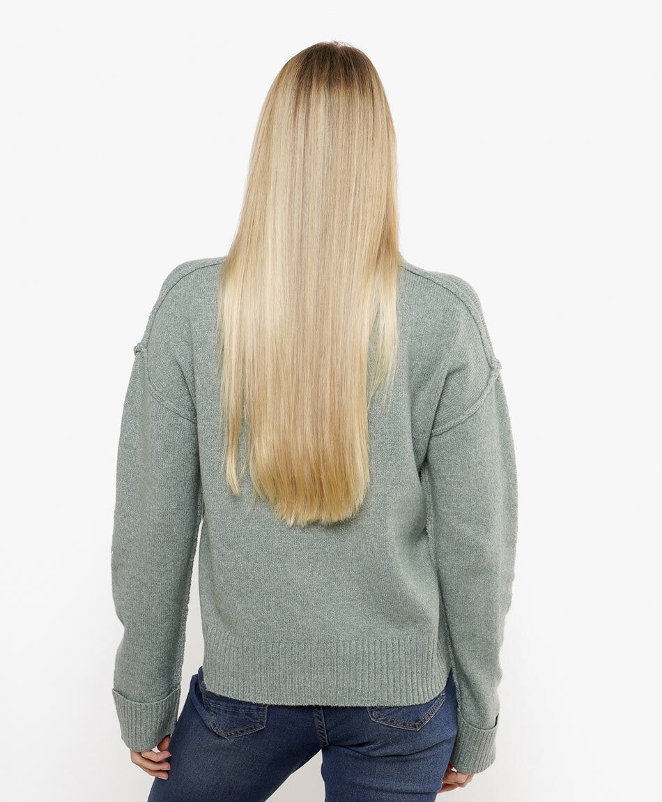 Sweater mujer costuras hombros