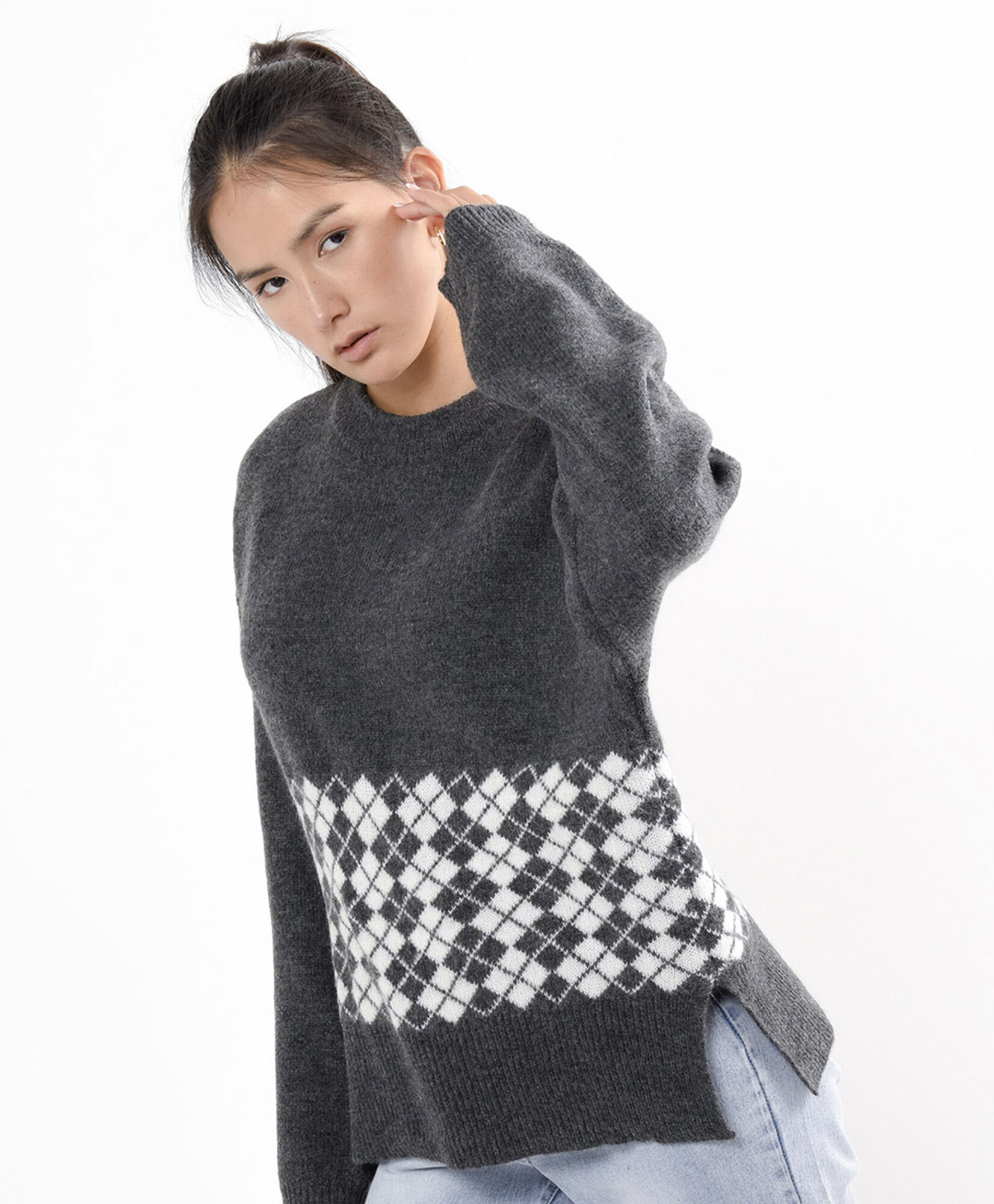 Sweater mujer diseño rombos Sweater mujer diseño rombos