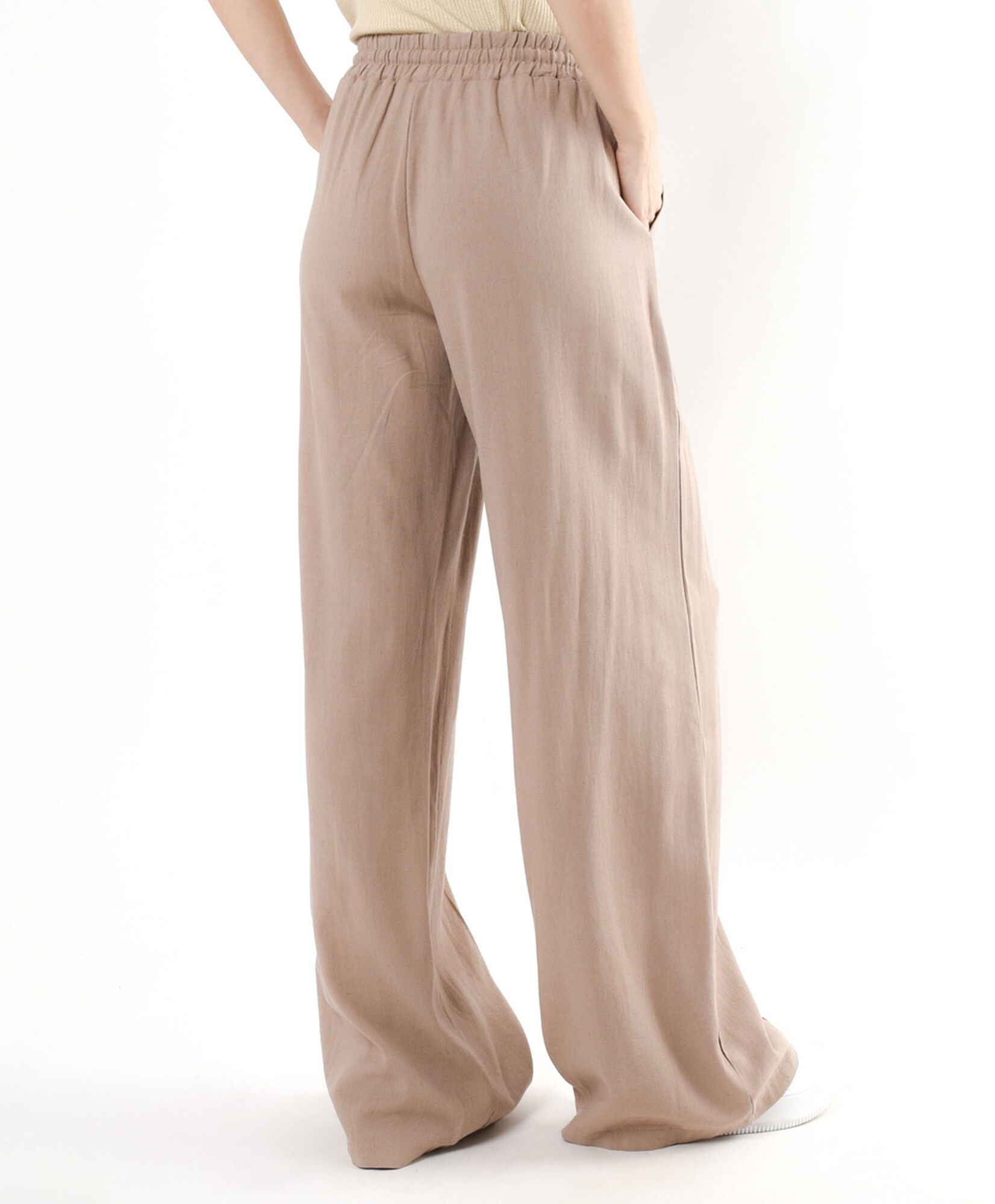 Pantalón mujer lino palazzo Pantalón mujer lino palazzo