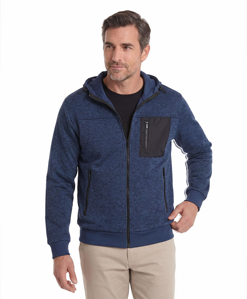 Poler&oacute;n deportivo hombre navy
