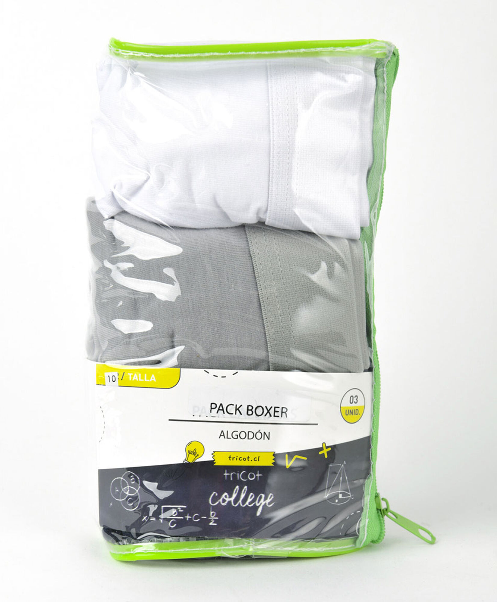 Pack 3 boxer escolar estuche Pack 3 boxer escolar estuche