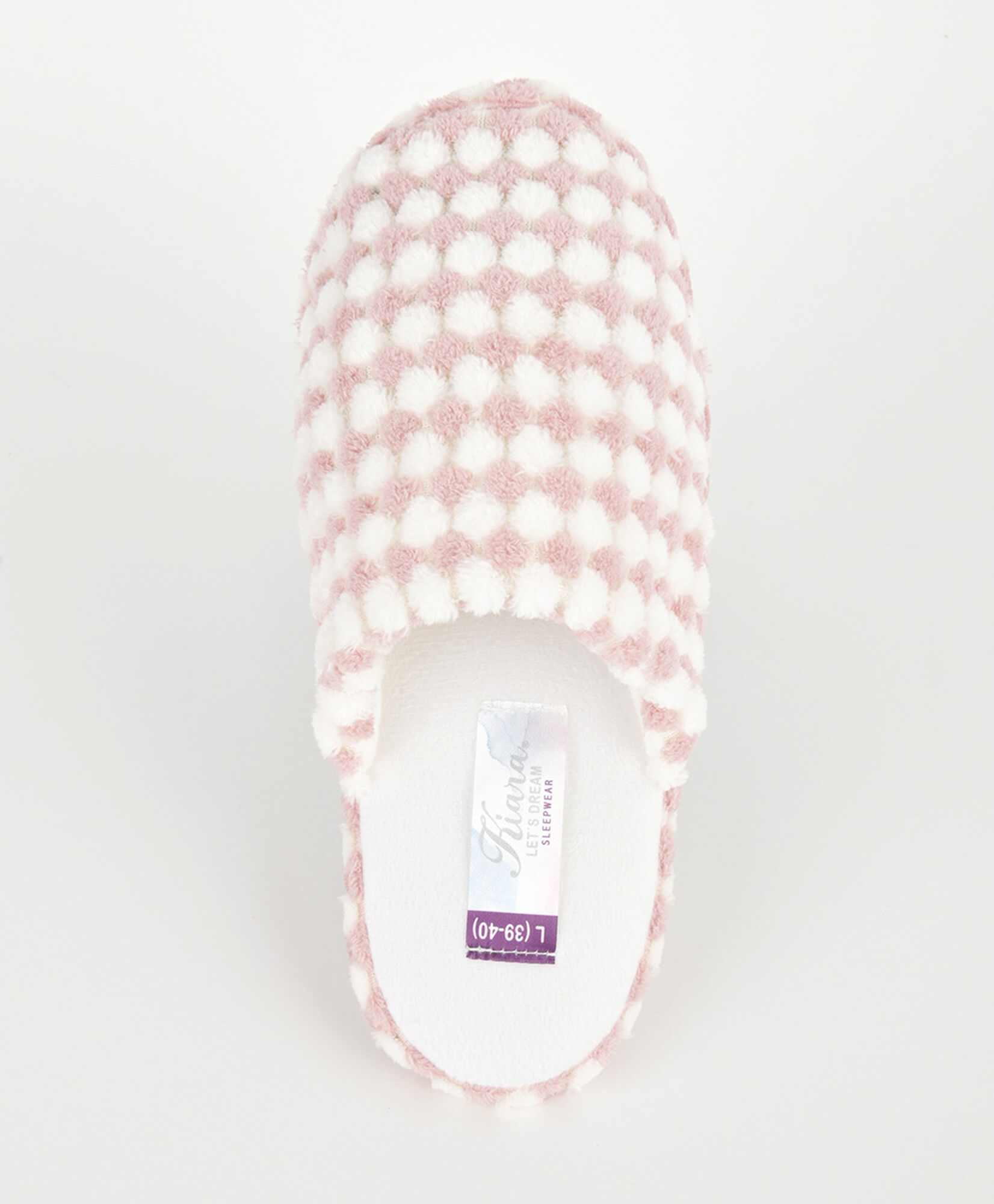 Pantufla mujer cuadritos Pantufla mujer cuadritos