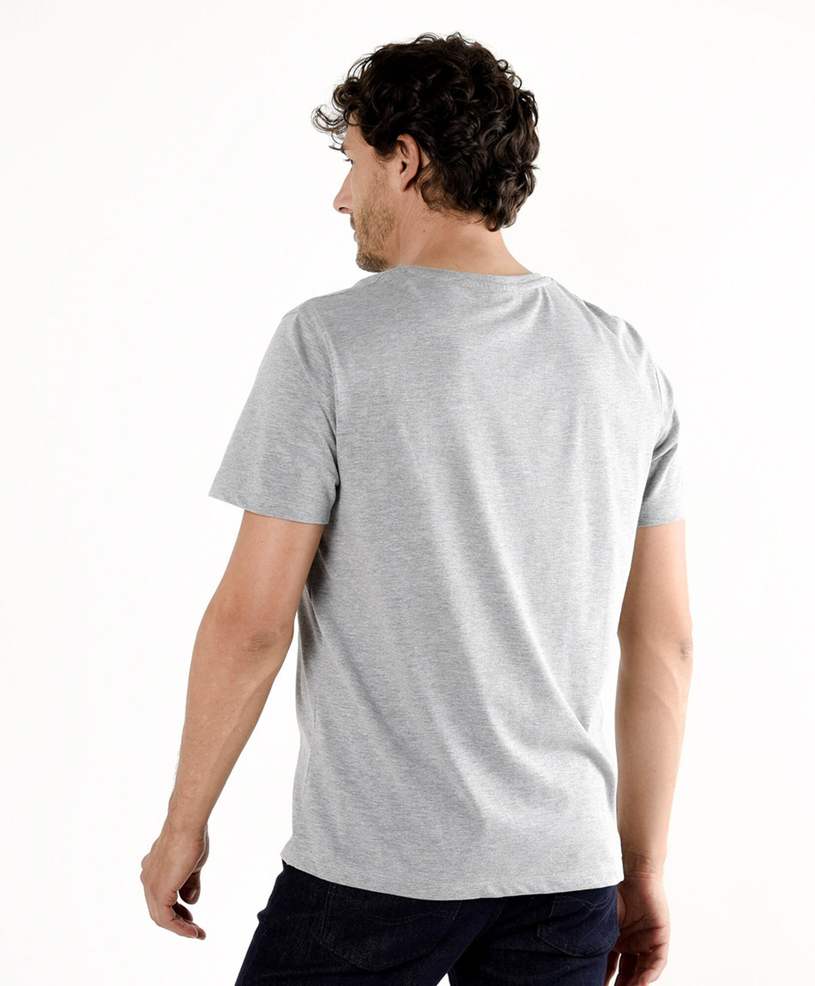 Polera hombre lisa parche gamer Polera hombre lisa parche gamer