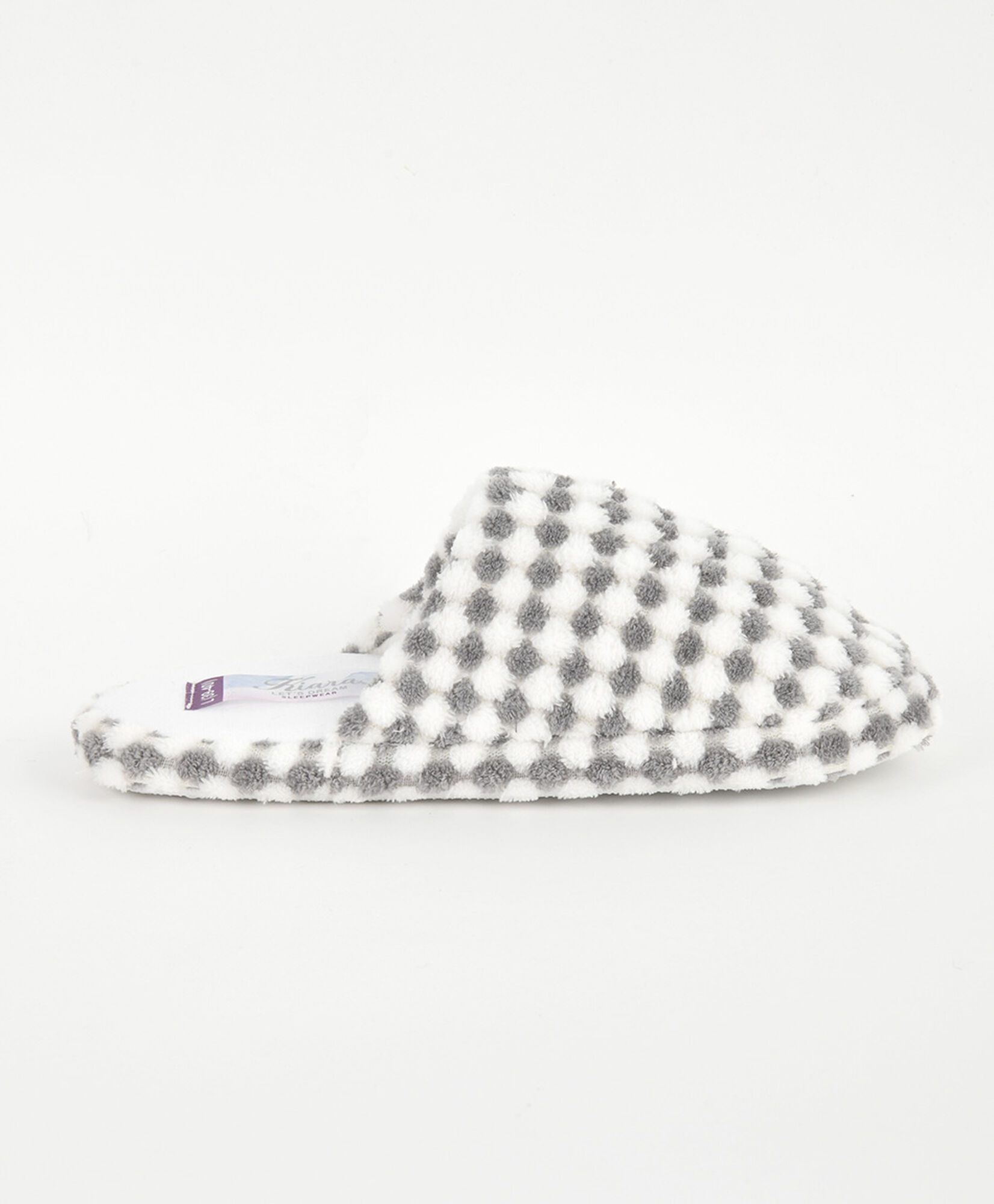 Pantufla mujer cuadritos Pantufla mujer cuadritos
