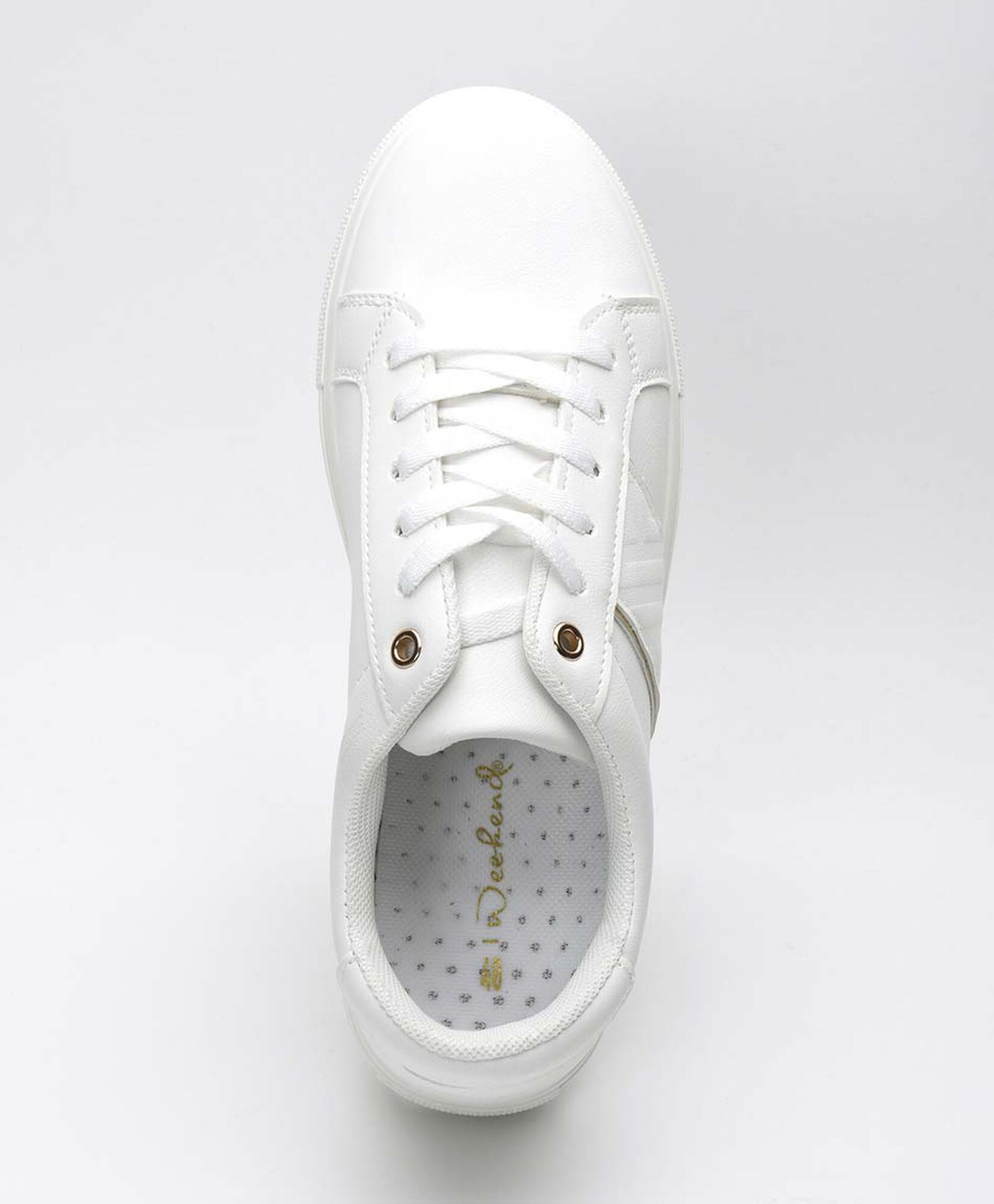 Zapatilla mujer dorado lateral Zapatilla mujer dorado lateral