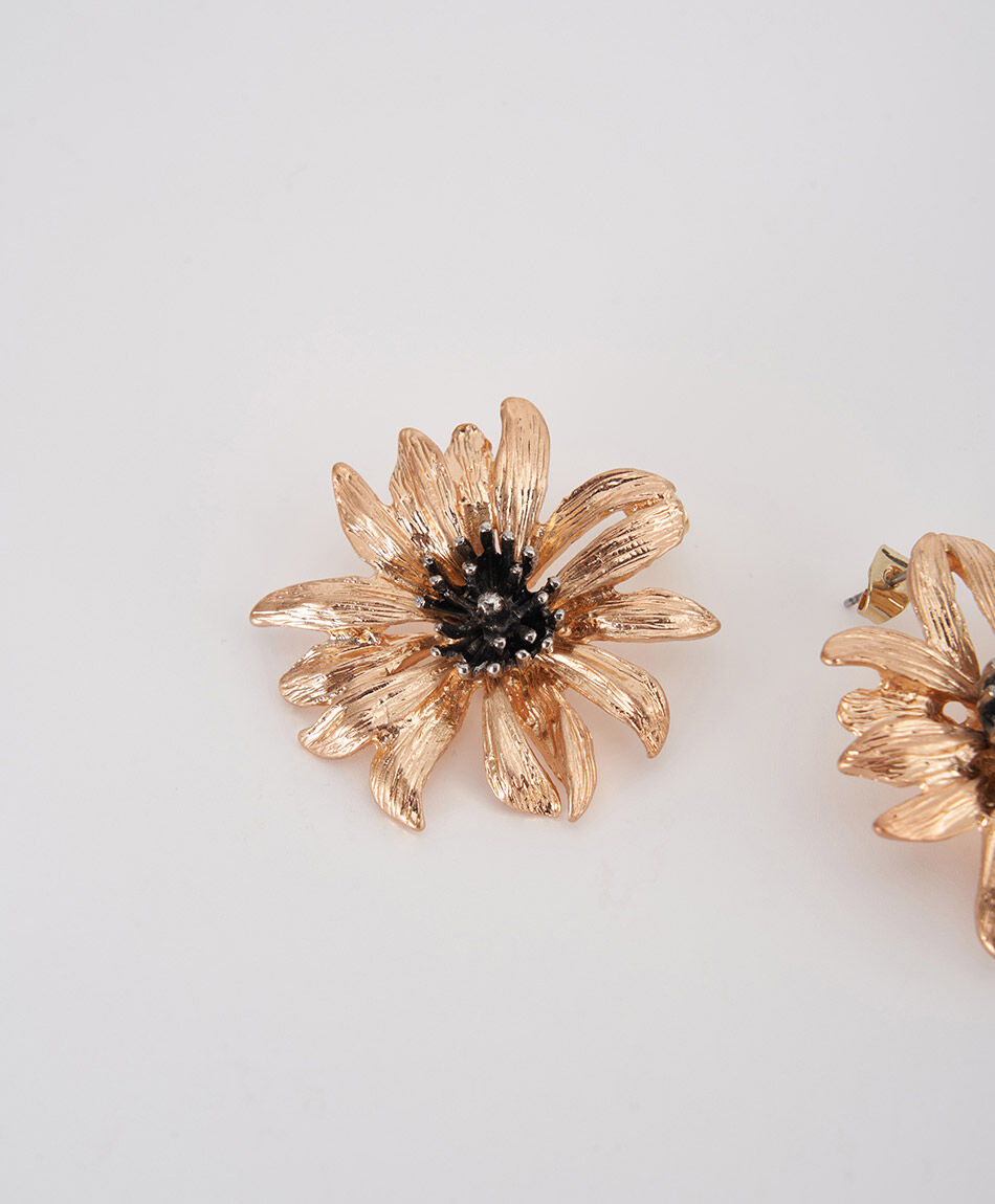 Aros mujer flor