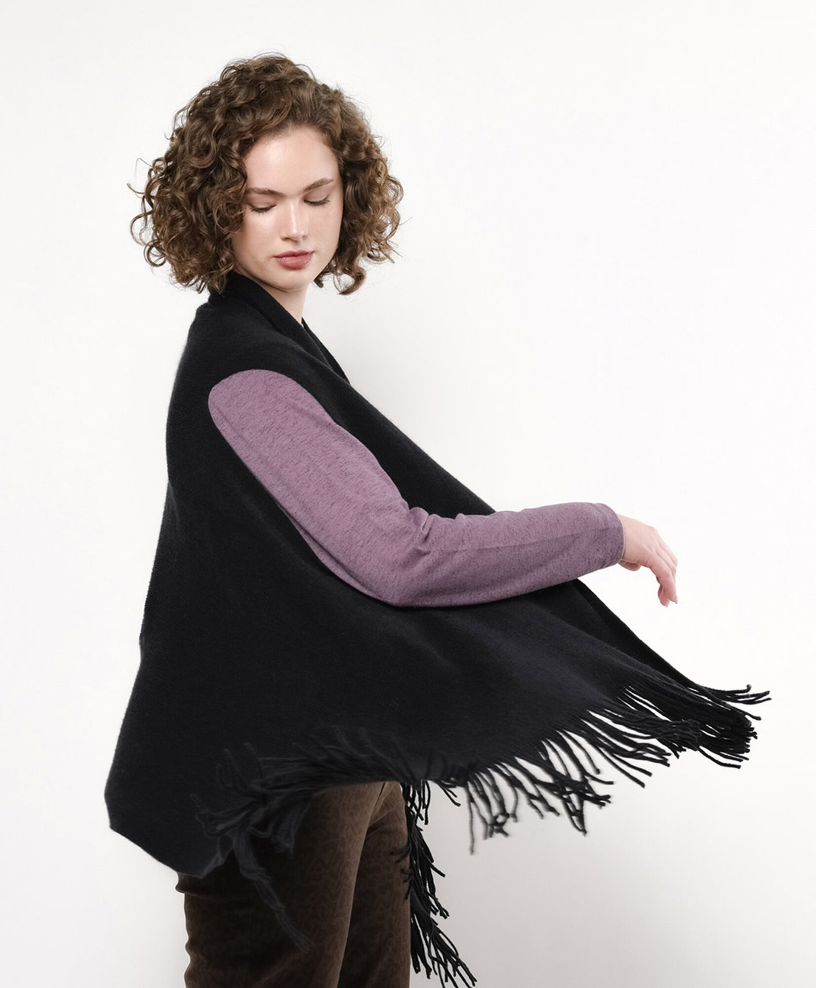 Poncho mujer sin mangas Poncho mujer sin mangas