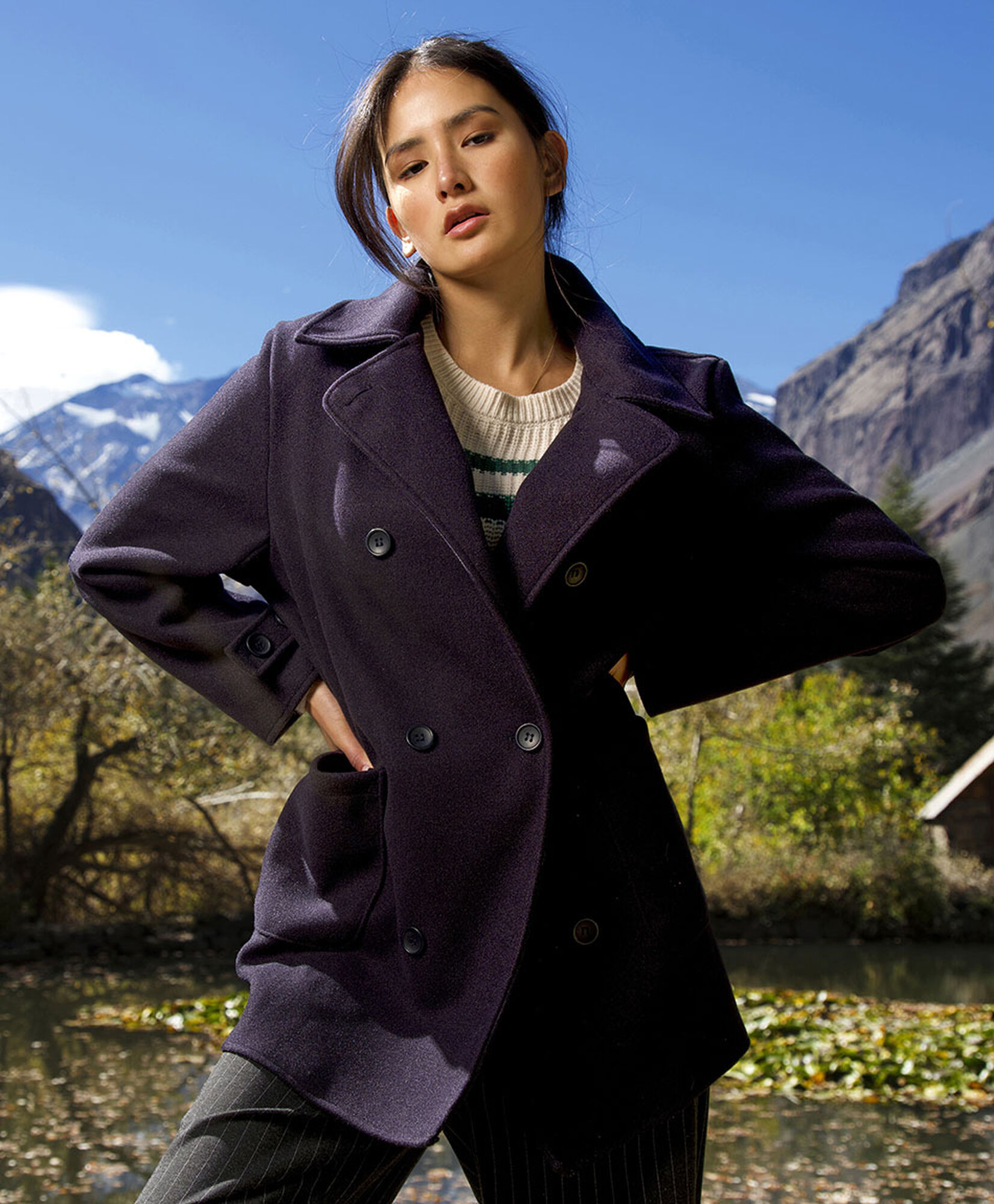 Chaqueta mujer cruzado botones Chaqueta mujer cruzado botones