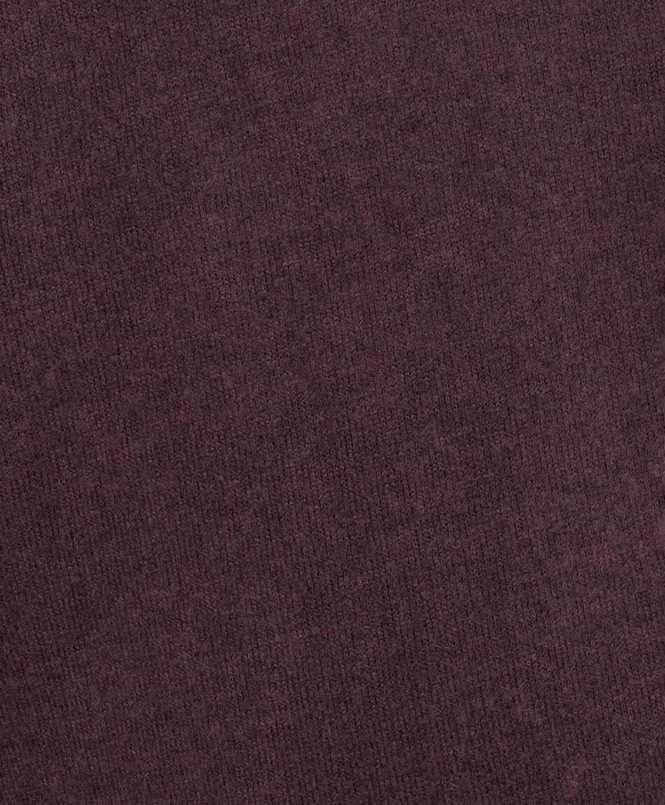 Polera mujer lanosa botones morada