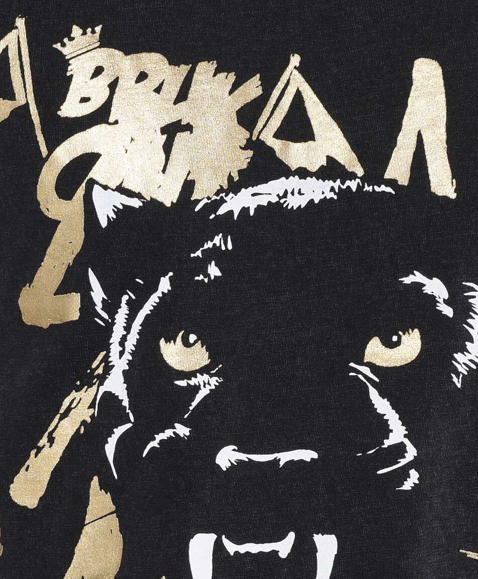 Polera hombre estampado pantera