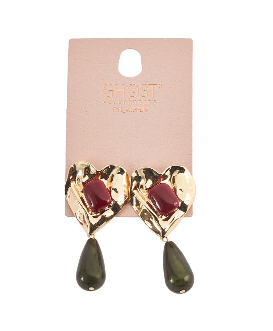 Aros mujer colgante green