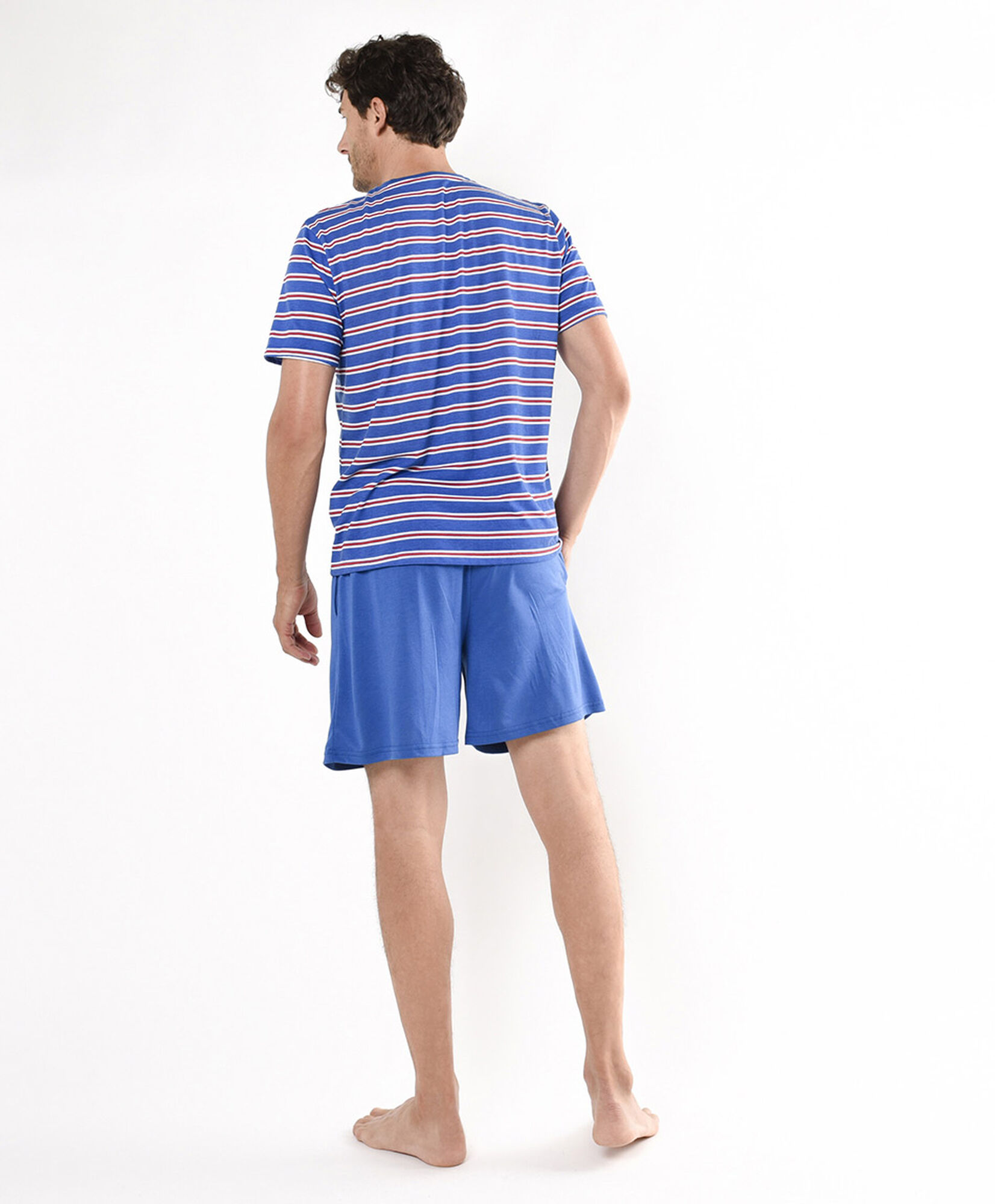 Pijama hombre líneas bicolor Pijama hombre líneas bicolor