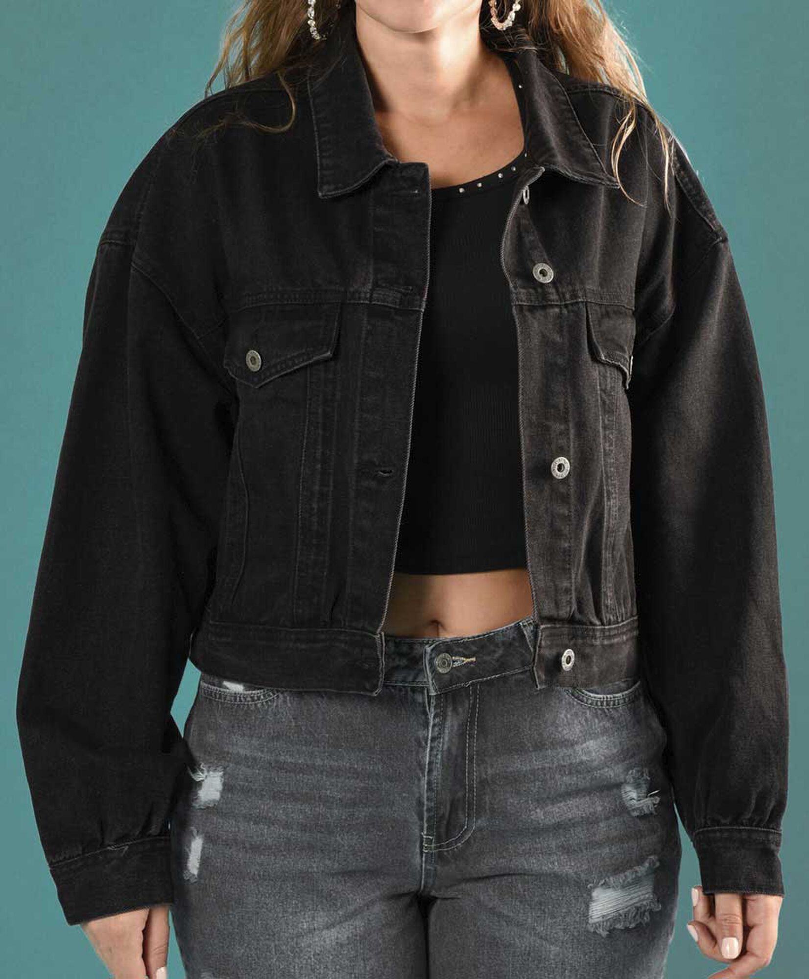 Chaqueta denim corta Chaqueta denim corta