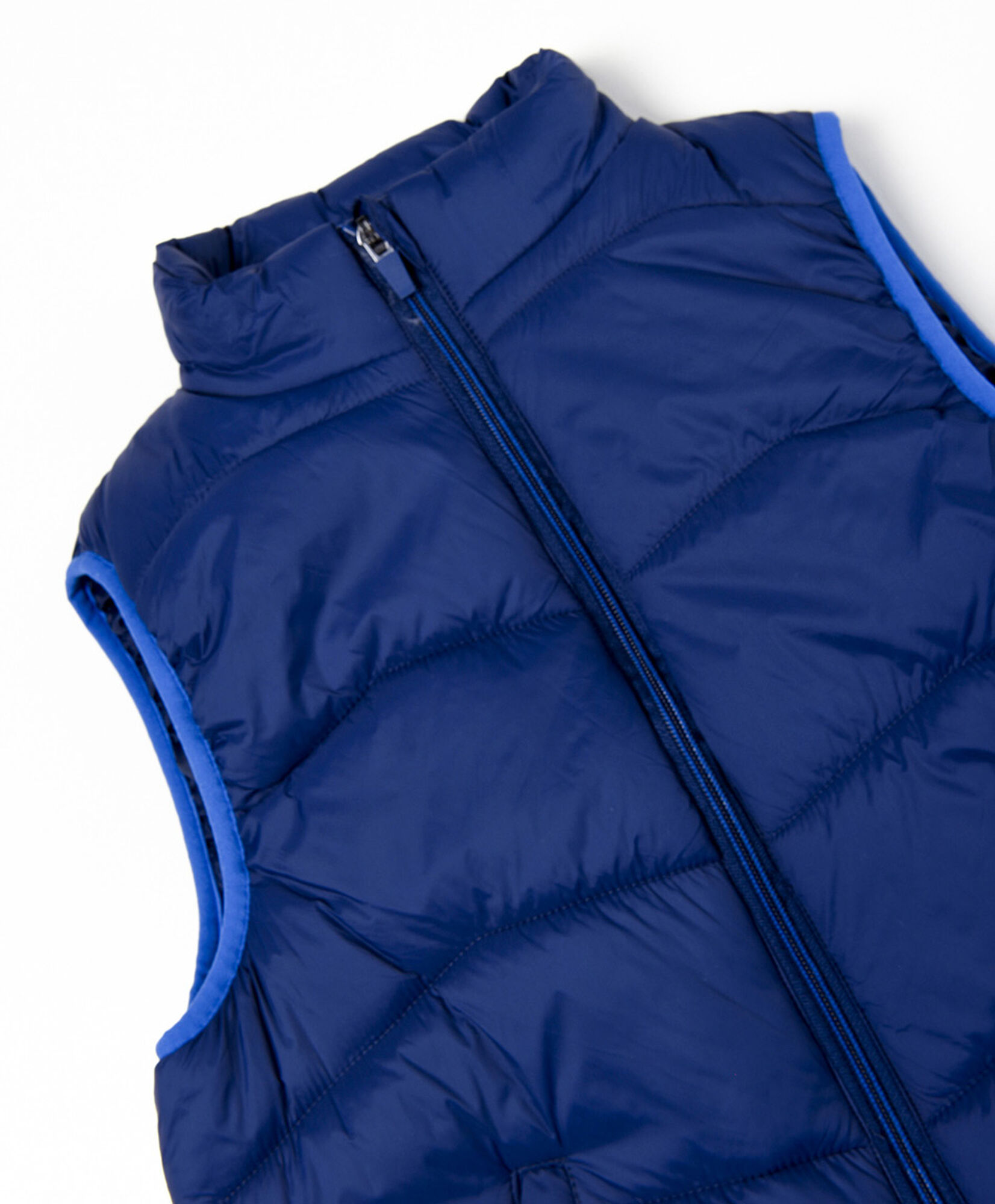 Parka niño sin mangas azul Parka niño sin mangas azul