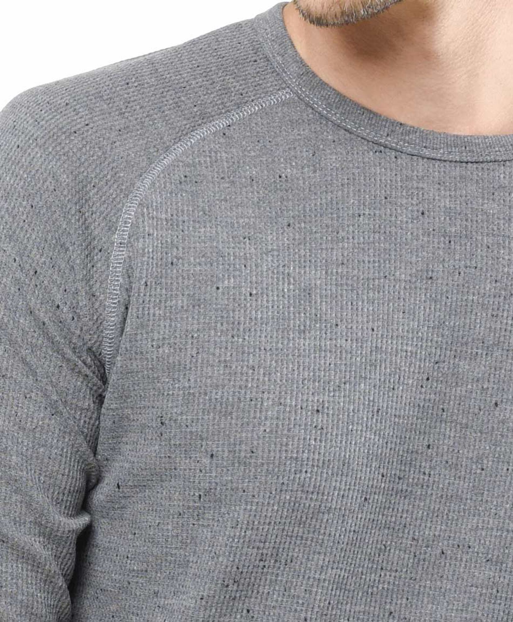 Polera hombre gris manga larga Polera hombre gris manga larga