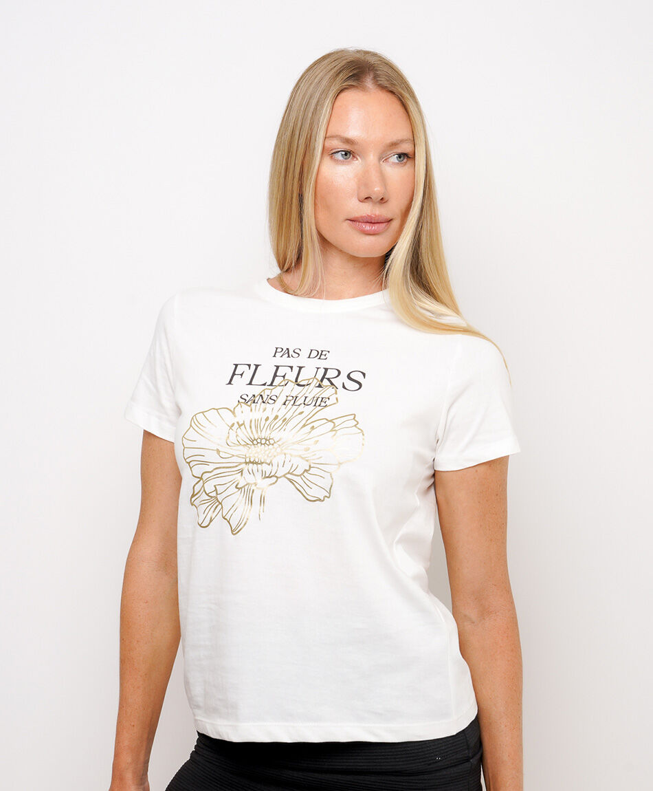 Polera mujer flor