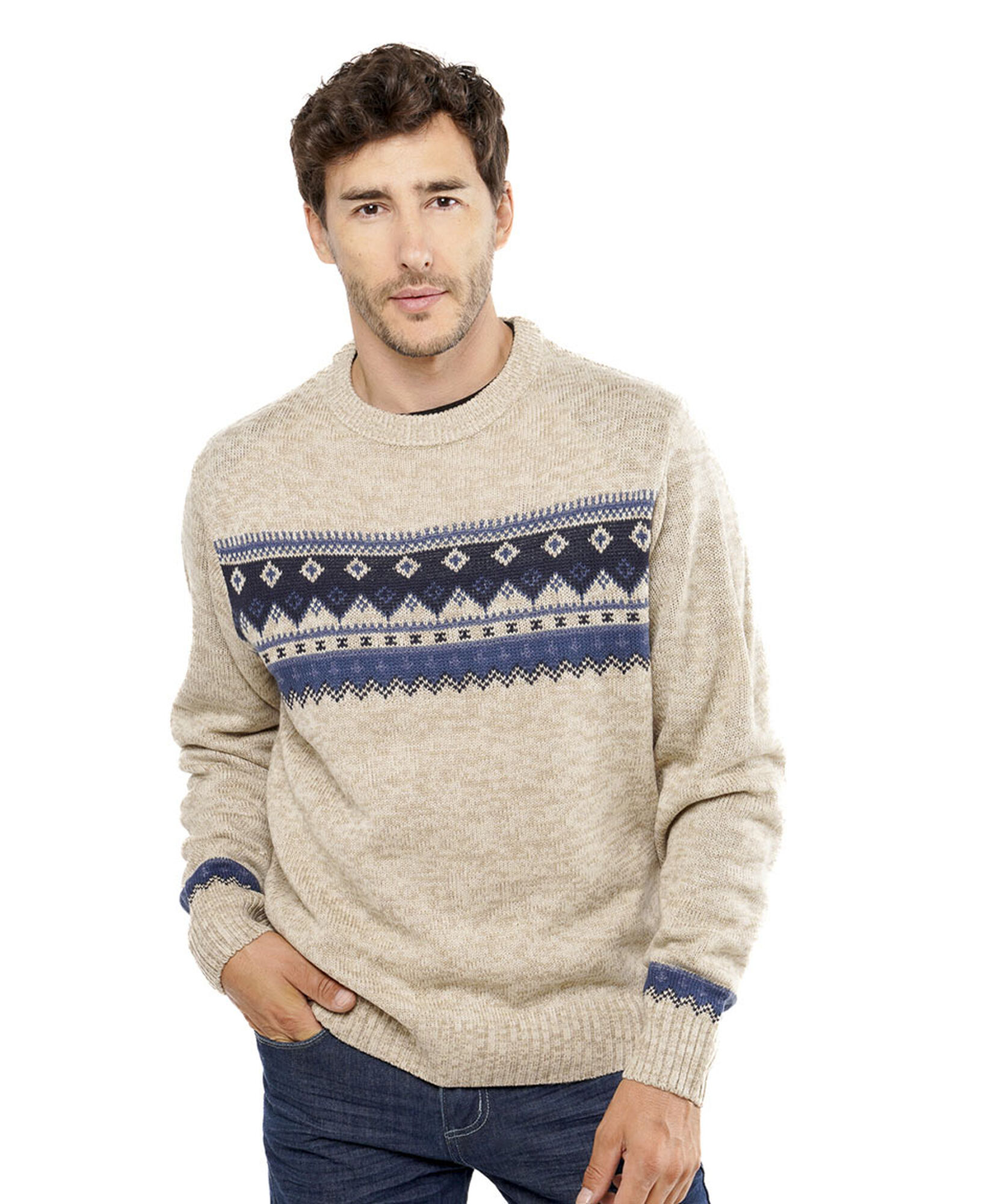 Sweater hombre nordic bicolor Sweater hombre nordic bicolor