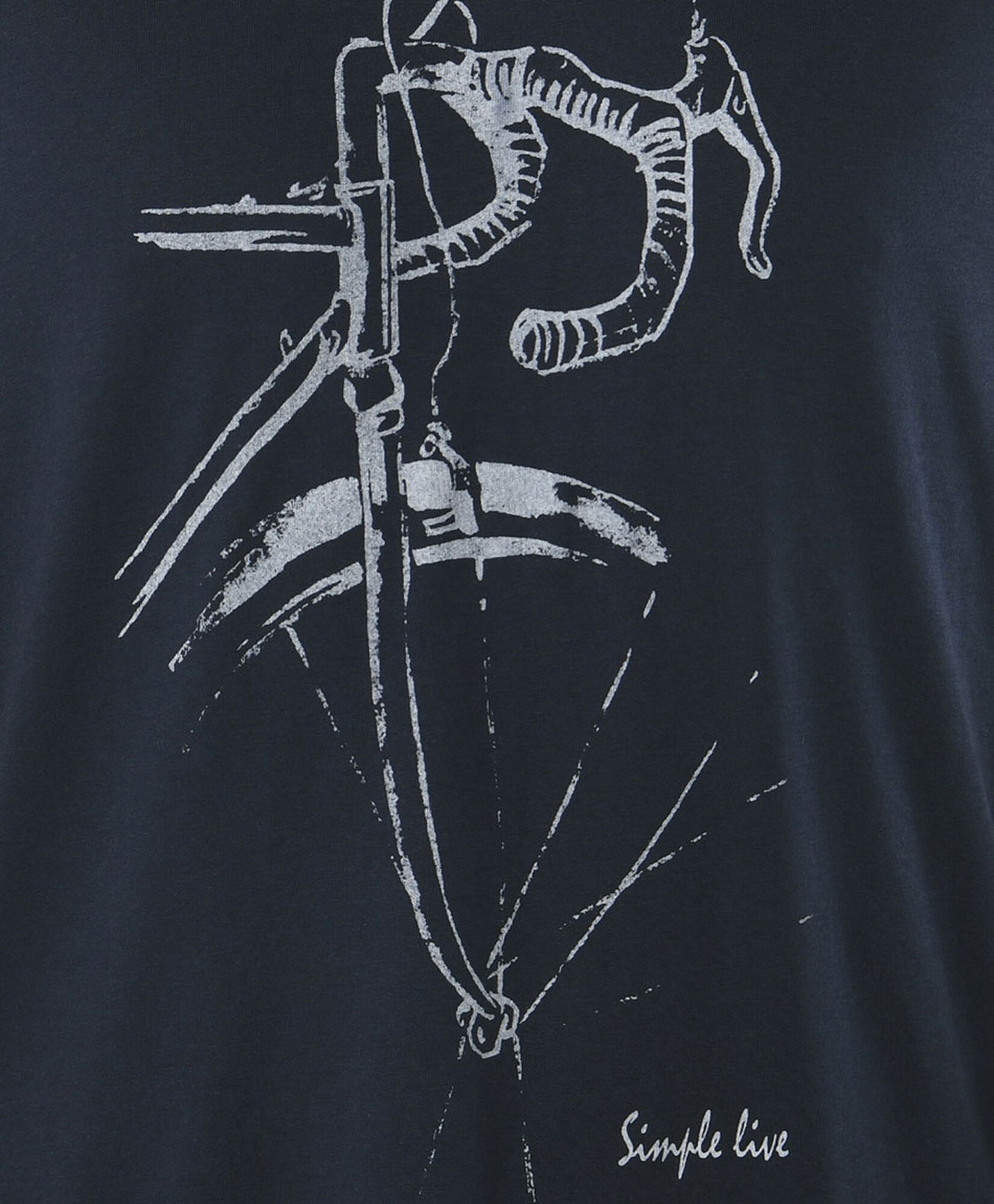 Polera hombre estampado bicicleta Polera hombre estampado bicicleta